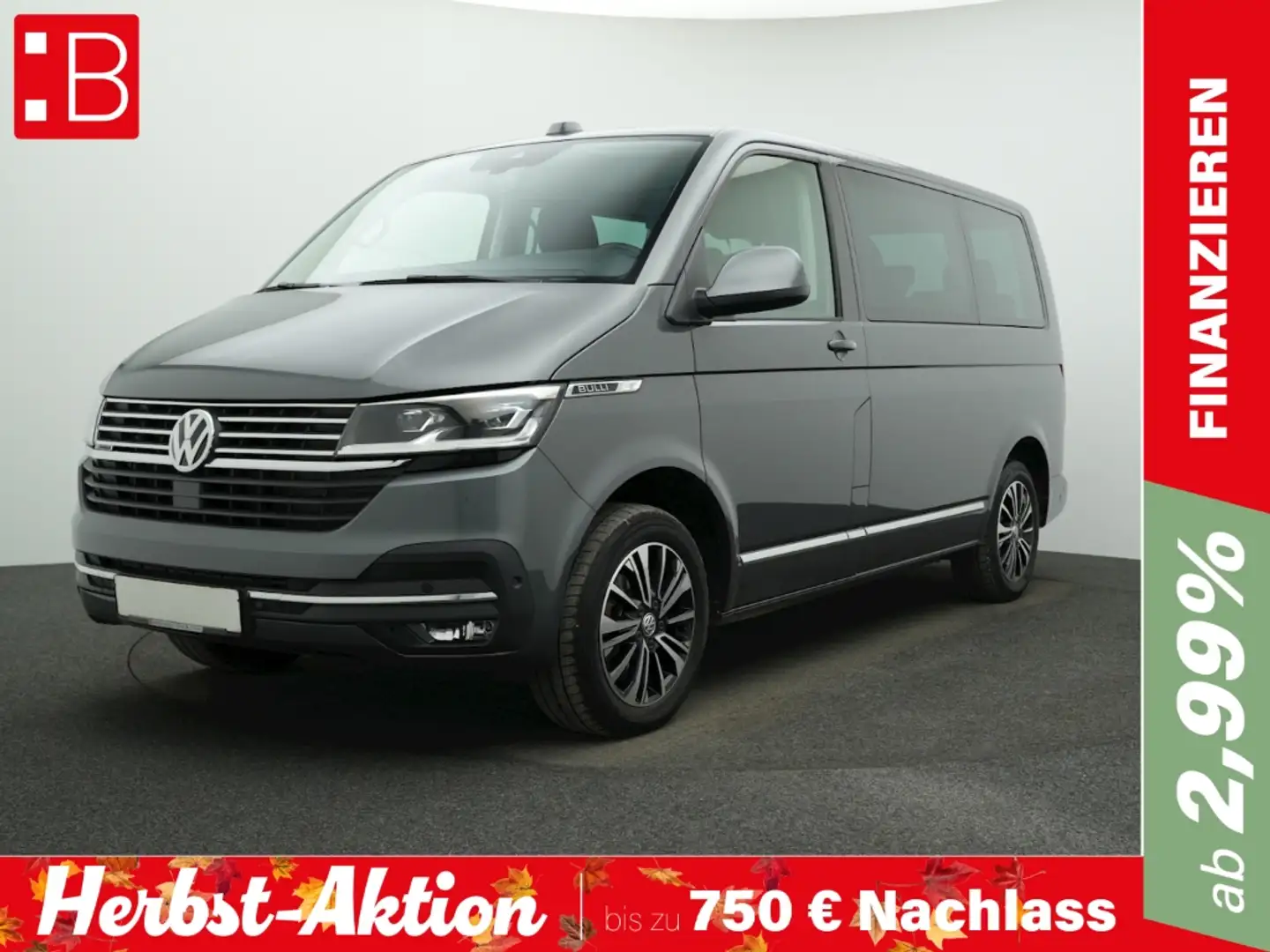 Volkswagen T6.1 Multivan 2.0 TDI DSG 4Mo. Comfortline AHK NAVI ACC LED ALU Grau - 1