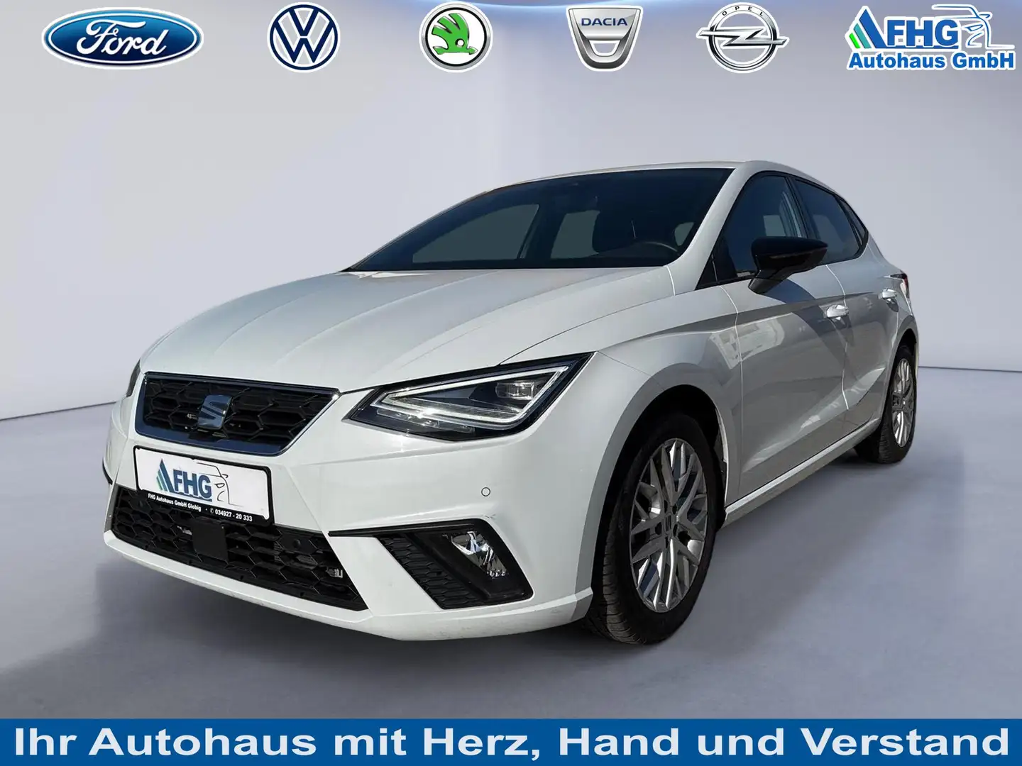 SEAT Ibiza 1.0 TSI FR OPF 85 kW (116 PS), Autom. 7-Gang, F... Blanc - 1