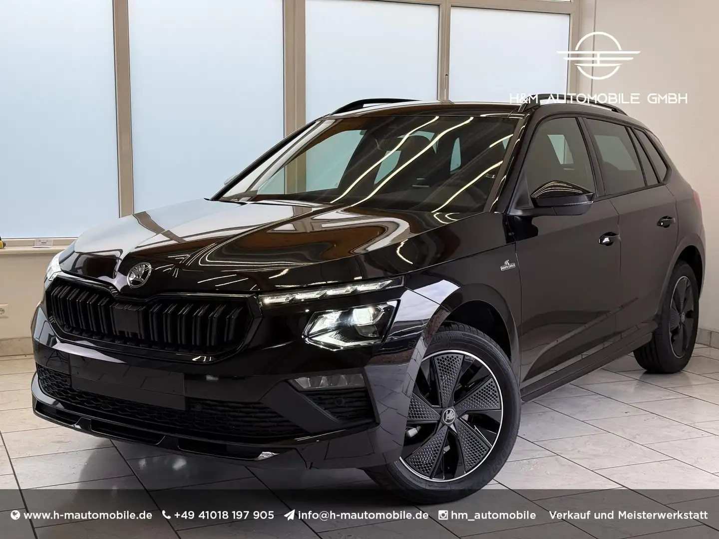 Skoda Kamiq Monte Carlo~CarPlay/HeckKl.elekt./Pano/LED Noir - 1