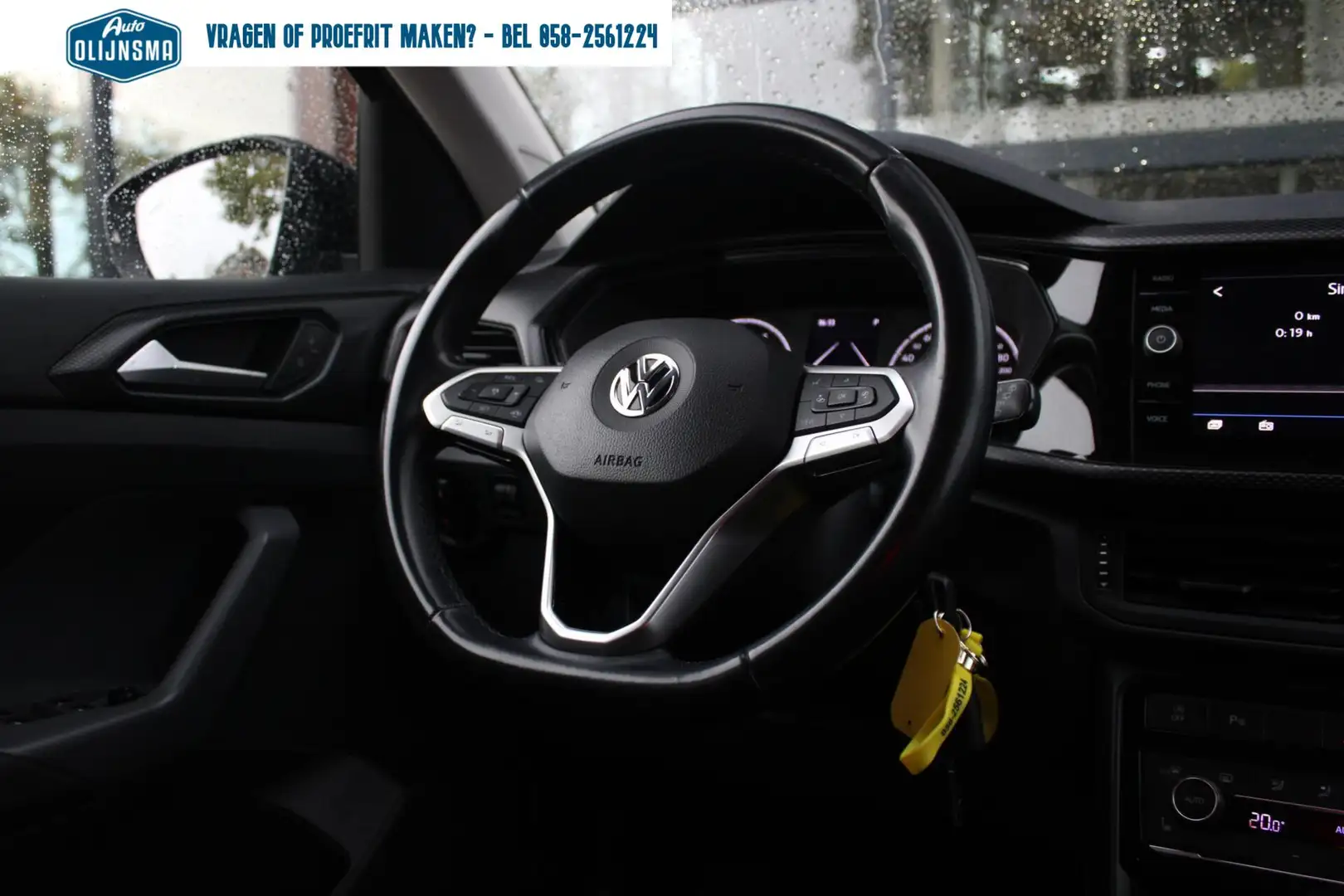 Volkswagen T-Cross 1.0 TSI Life|automaat|trekhaak|PDC| Noir - 2