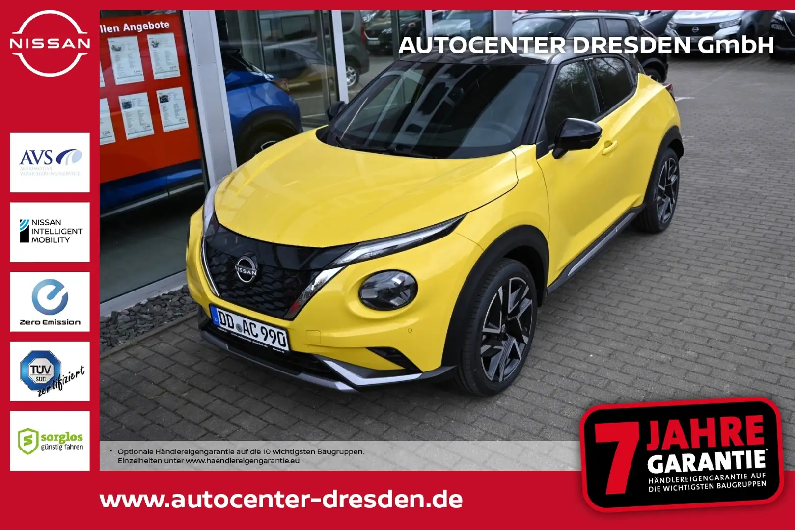 Nissan Juke 1.6 N-Design LED+SHZ+Winterp.+Fernlichtass. Gelb - 1