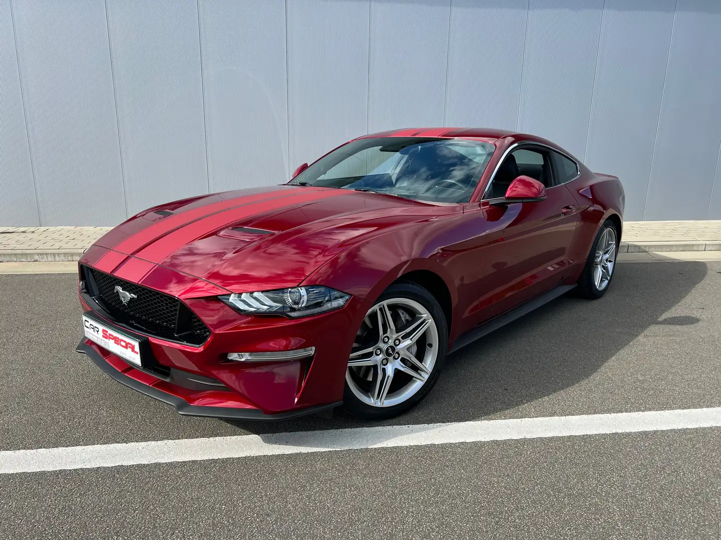 Ford Mustang 2.3 EcoBoost - Face lift 290 cv - Boite aut - Rouge - 1
