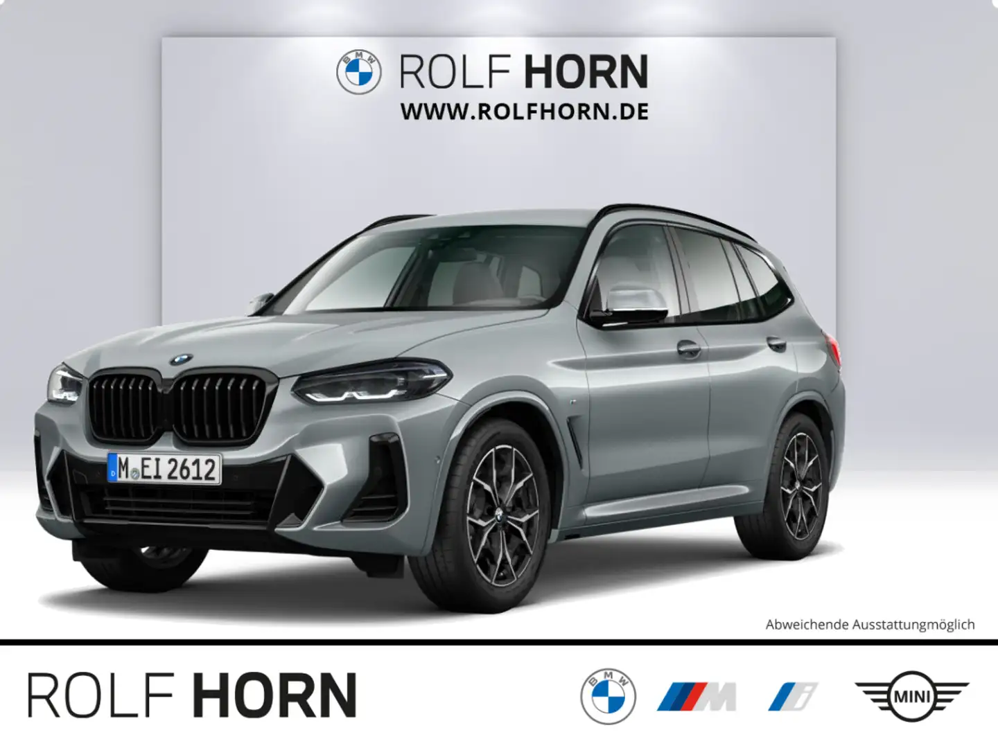 BMW X3 xDrive20i M Sportpaket AHK HUD HiFi RKam Navi Grau - 1