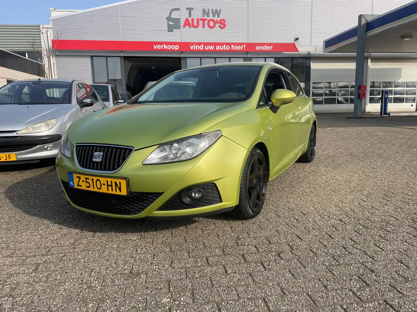 SEAT Ibiza SC 1.4 Sport leuke sportiefe auto Grün - 1