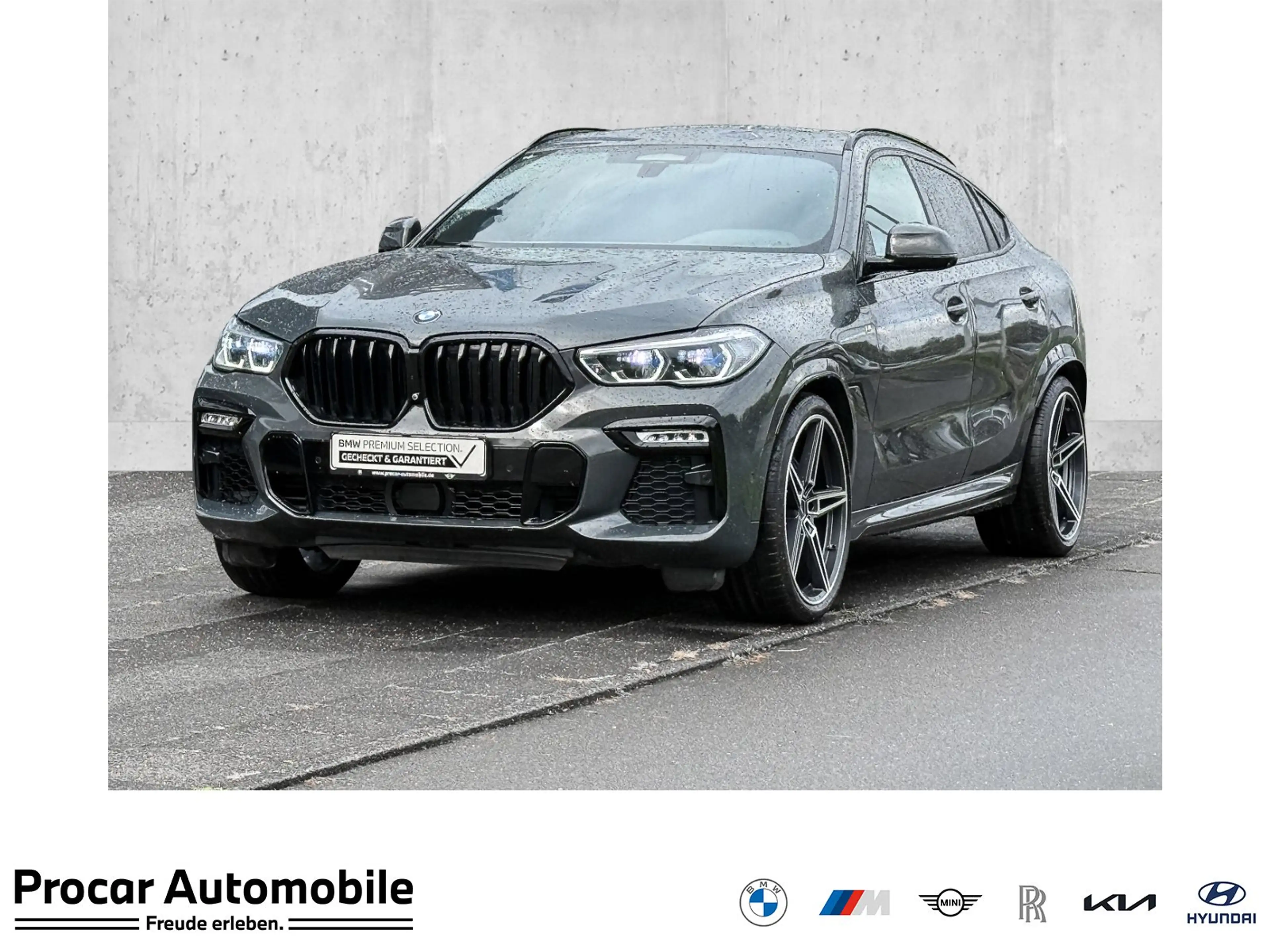 BMW X6 M50i HUD PANO ACC AHK 360°KAM RFK NAVI LED