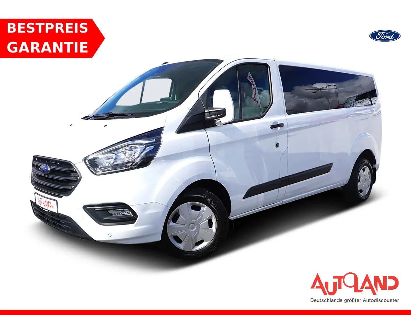 Ford Transit Custom 2.0 TDCi L2 9-Sitze WP Navi Kamera Weiß - 1
