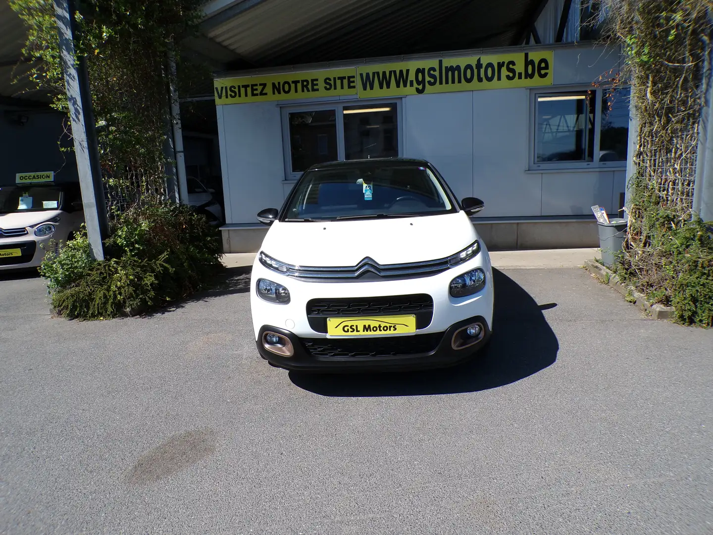 Citroen C3 1.2i 83cv blanc 02/20 Airco GPS Caméra Cruise Blanc - 2