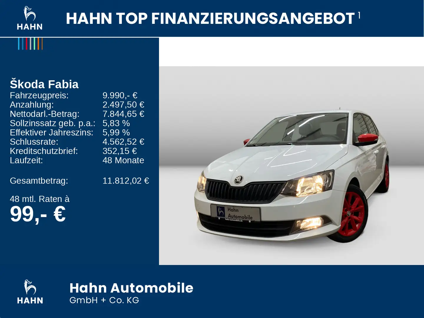 Skoda Fabia 1.0 MPI Cool Plus Bluetooth PDC Klima Weiß - 2