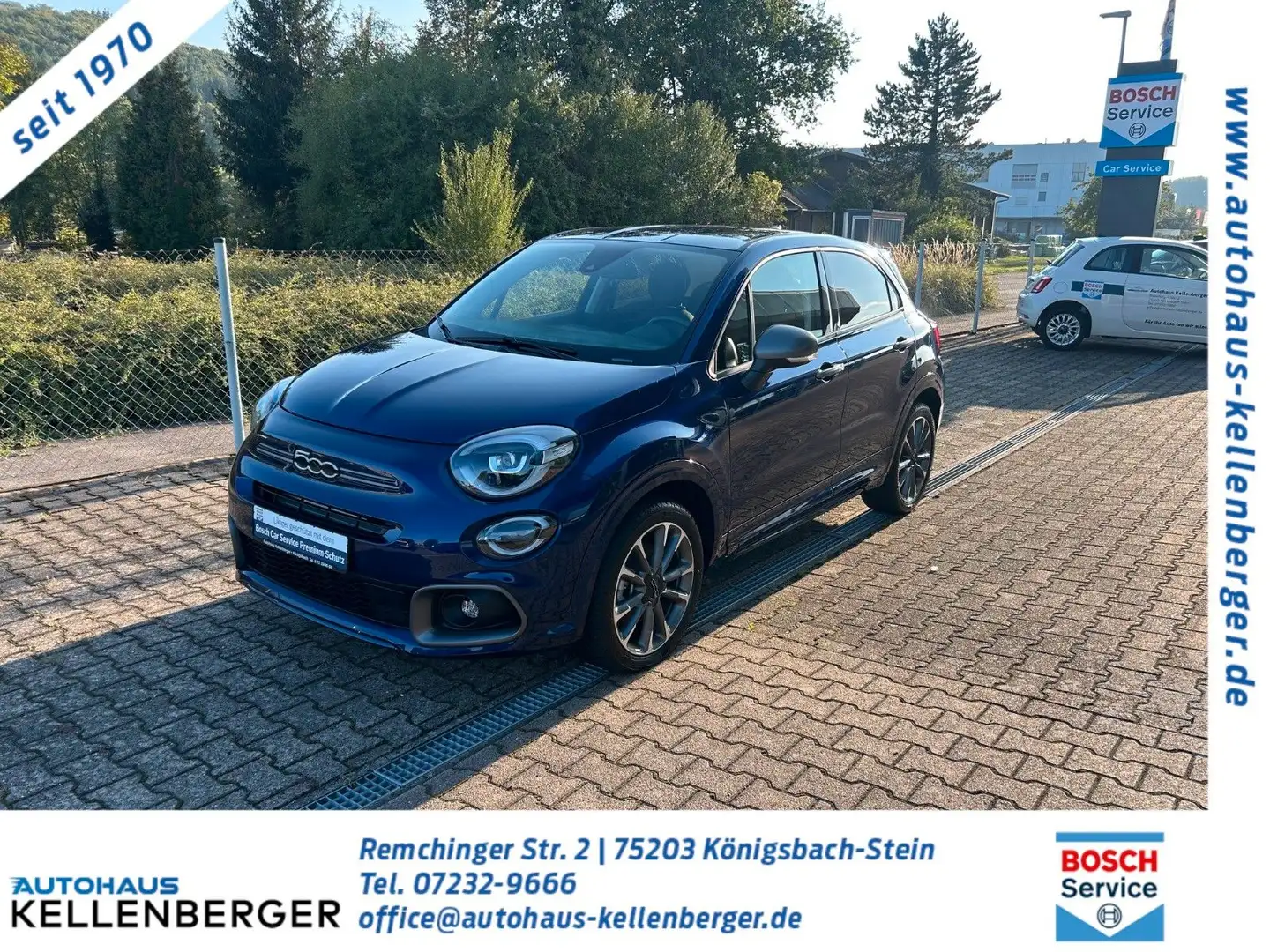 Fiat 500X 1.5 GSE (96kW) 130 PS| SPORT| LED| ACC| PDC Blau - 1