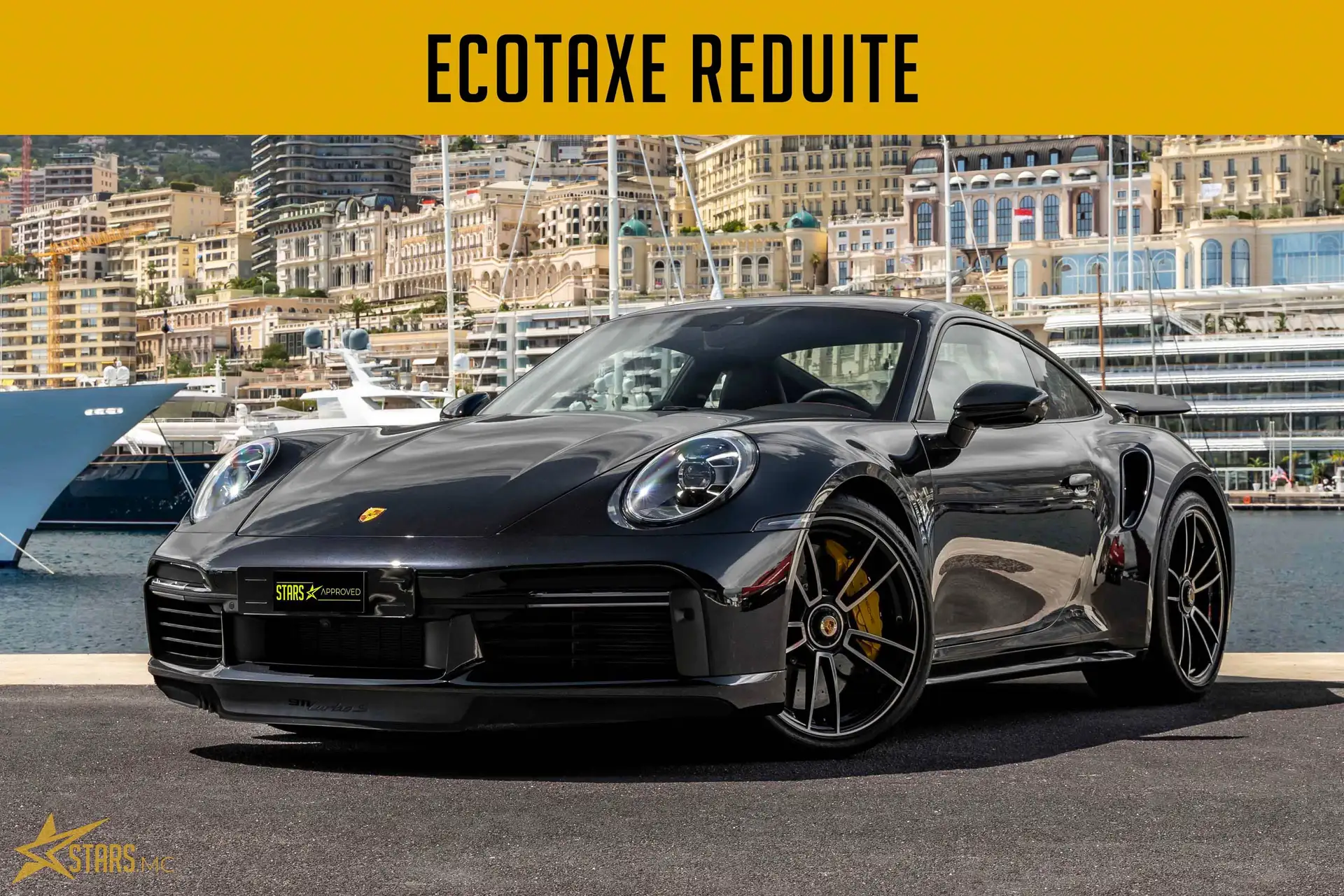 포르쉐 911 Turbo S Coupe 2020 검정 사진 1