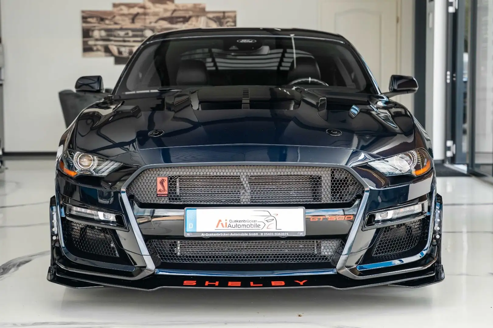 Ford Mustang GT 5,0 Gt 500 SHELBY PREMIUM PERFORMANCE Zwart - 2