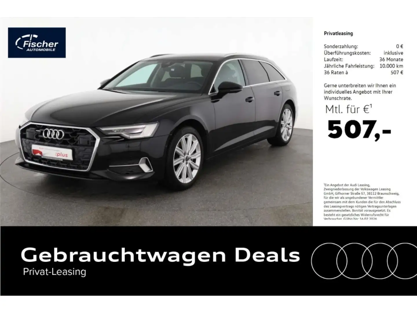 Audi A6 Avant 50 TFSI e quattro Advanced AHK/RFK/20'' Schwarz - 1