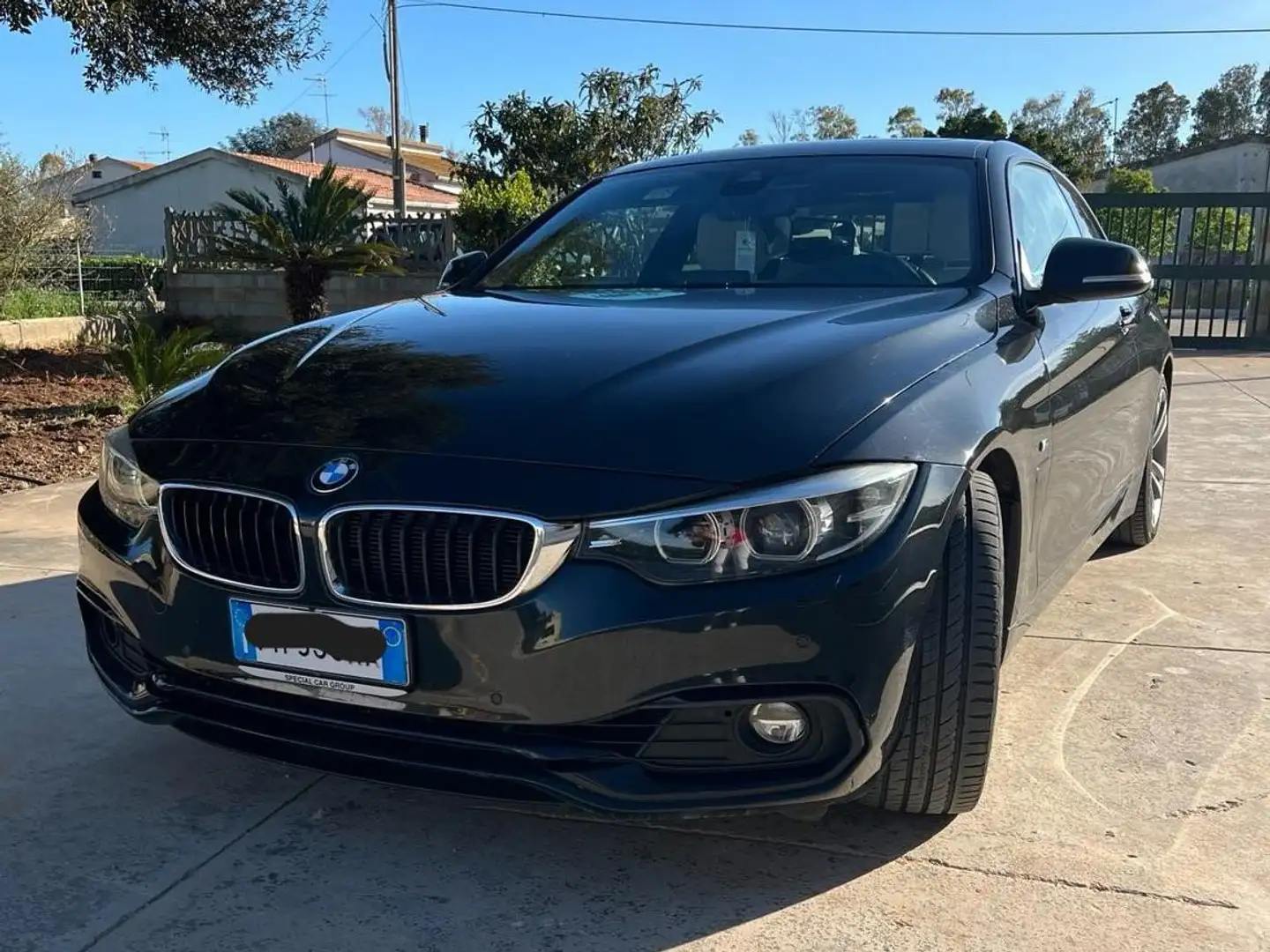 BMW 425 425d Coupe Msport auto Czarny - 1