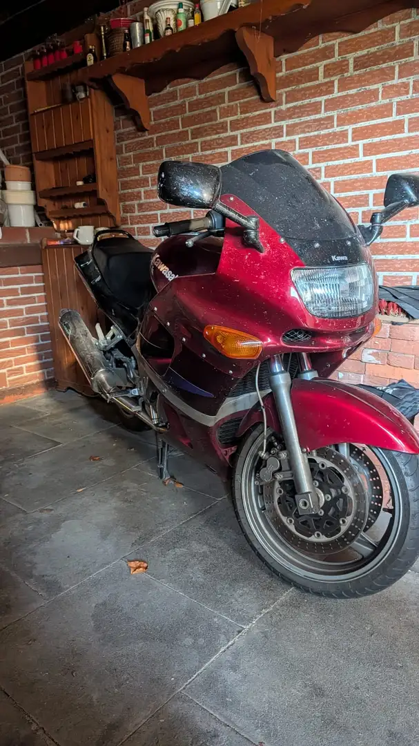 Kawasaki ZZR 600 Rojo - 1