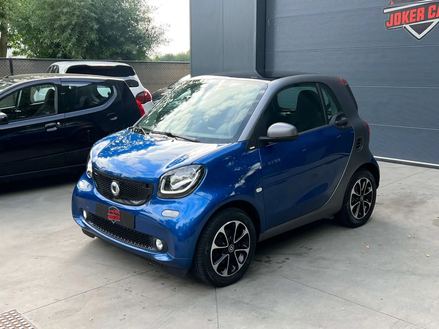 smart forTwo Automaat 0.9Turbo Navi Airco Panorama Cruis Bleu - 2