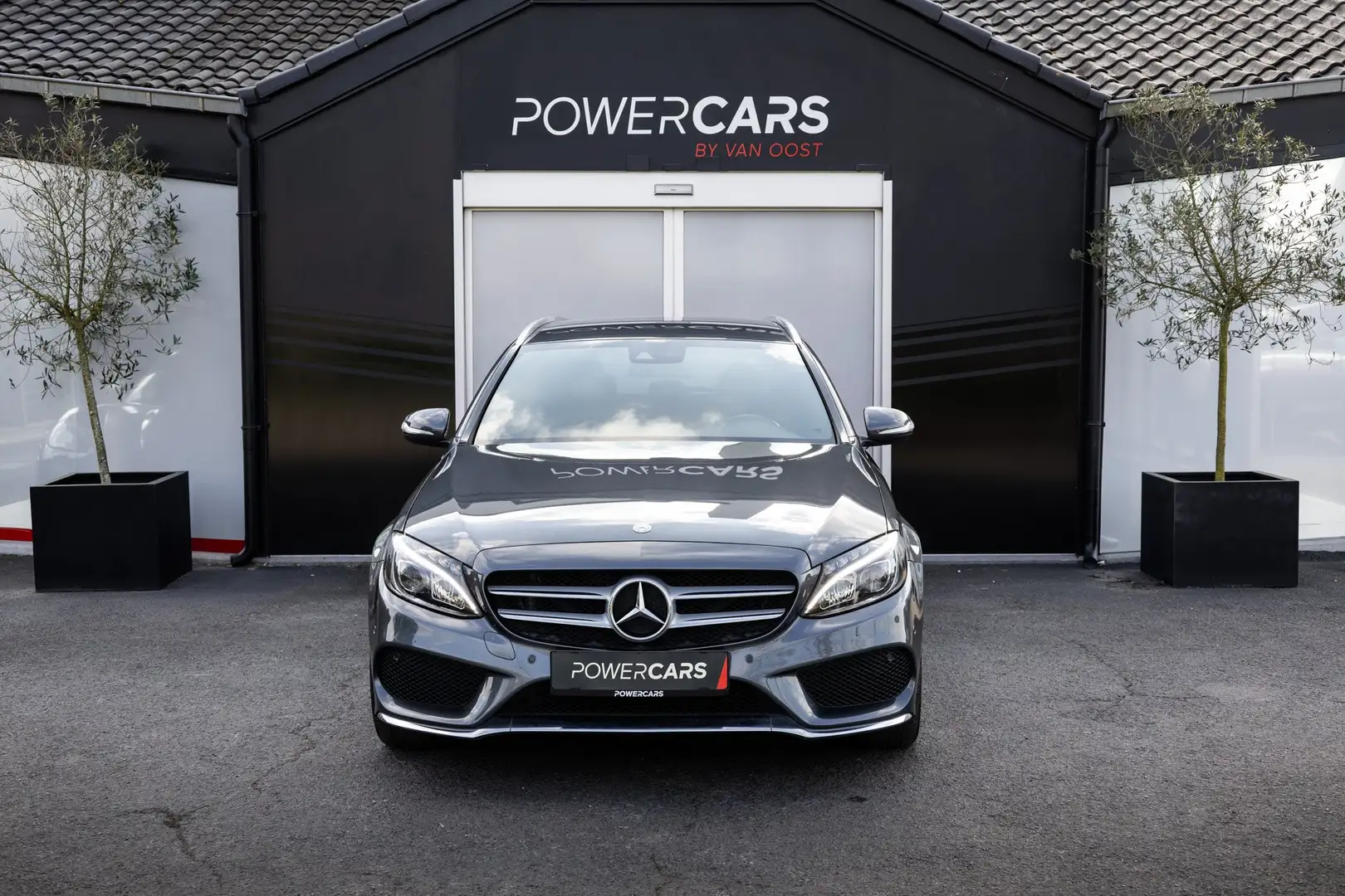 Mercedes-Benz C 180 Break | AMG Line |Leder|LED|Navi|Stoelverwarming Grigio - 2
