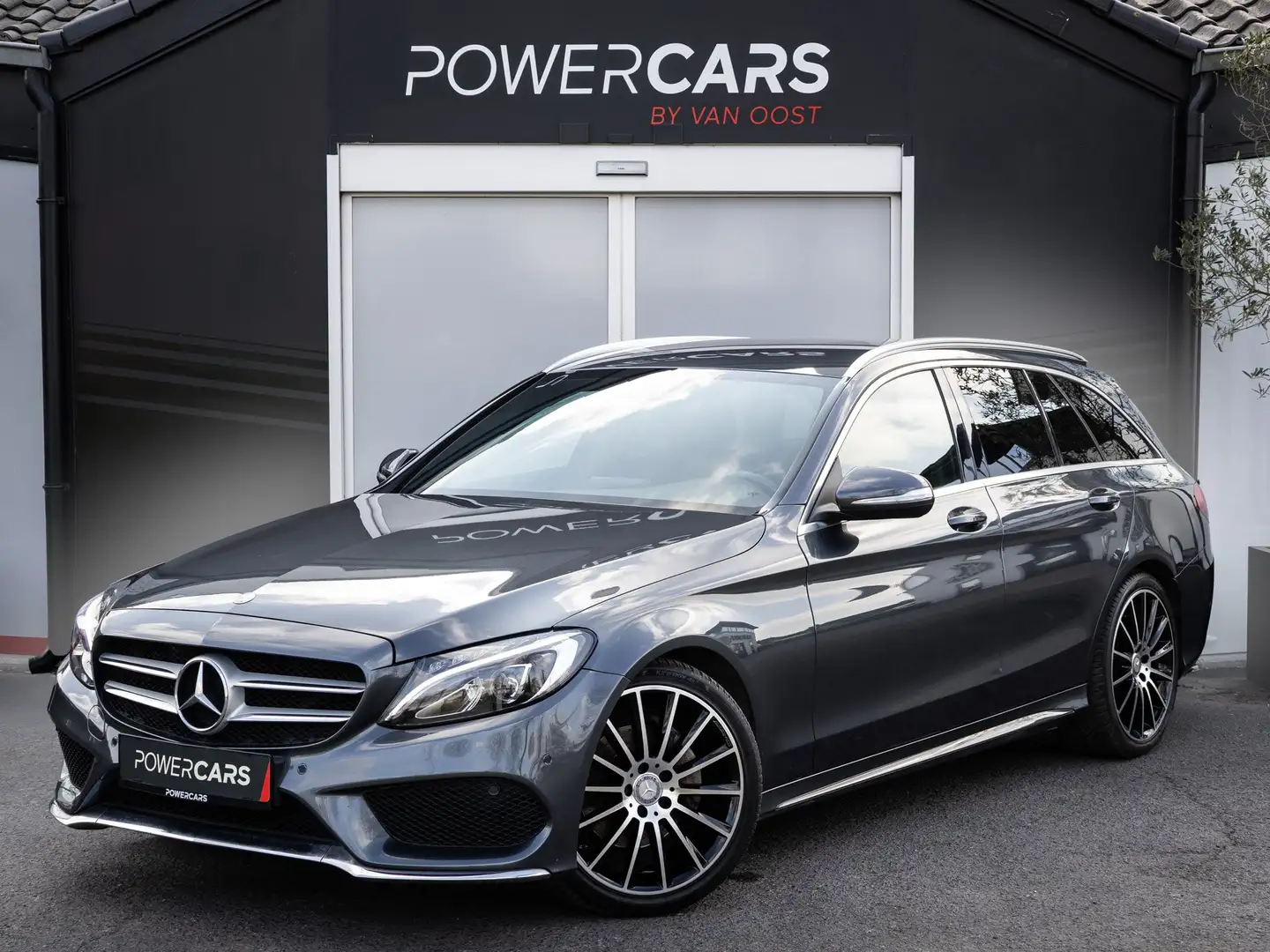 Mercedes-Benz C 180 Break | AMG Line |Leder|LED|Navi|Stoelverwarming Grigio - 1
