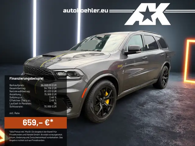 Dodge Durango 6,4l SRT 392 Sondermodell AlchemiVaporgrey Voll!