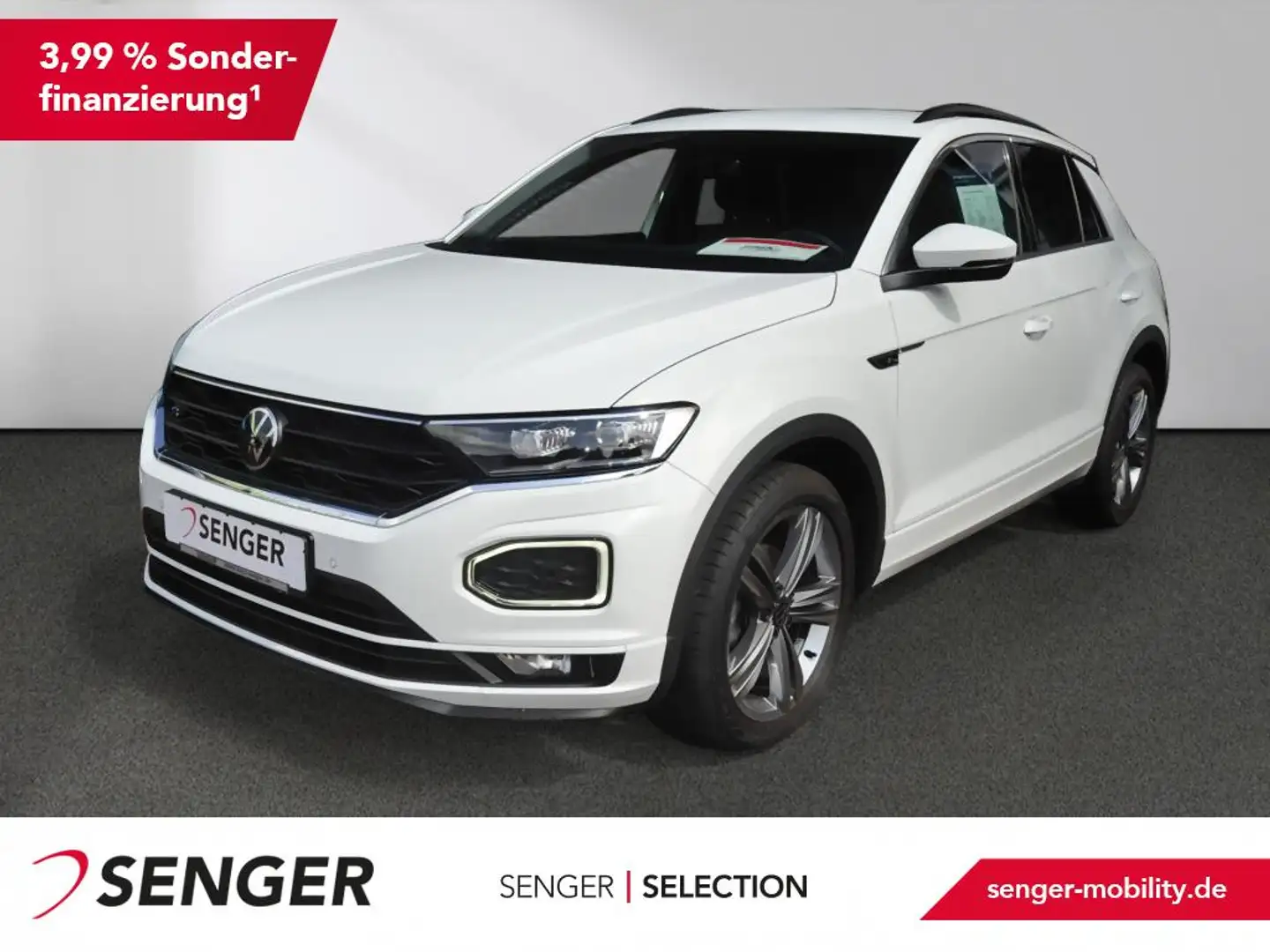 Volkswagen T-Roc 1.5 TSI R-Line DSG Navi LED PDC ACC Weiß - 1
