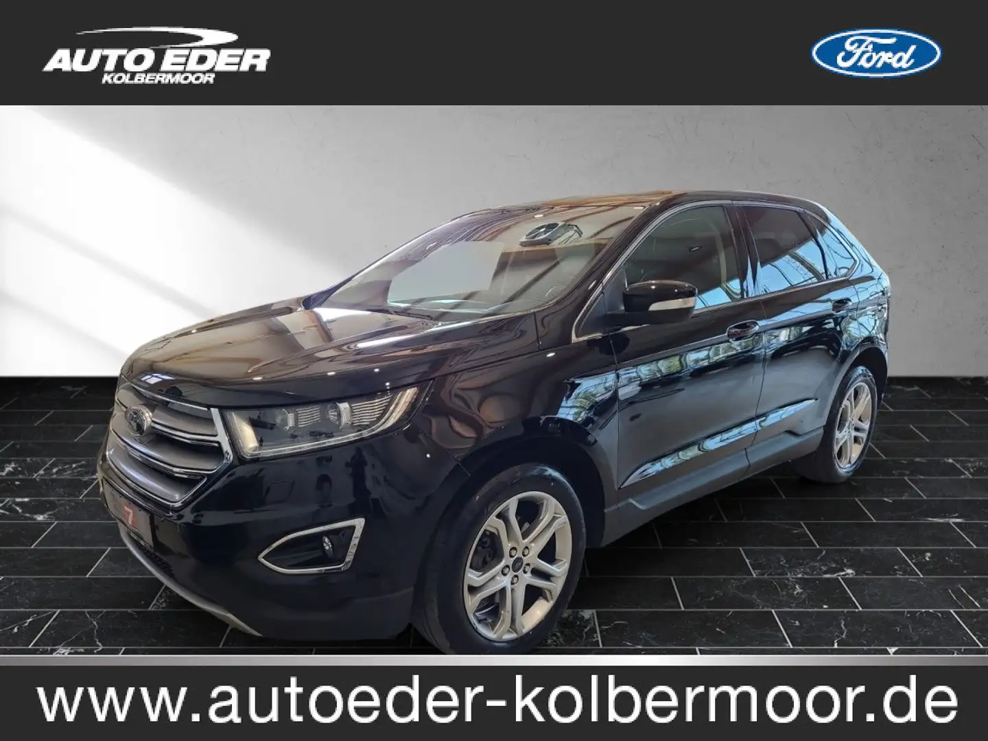 Ford Edge Titanium 4x4 Bluetooth Navi LED Vollleder Negro - 1