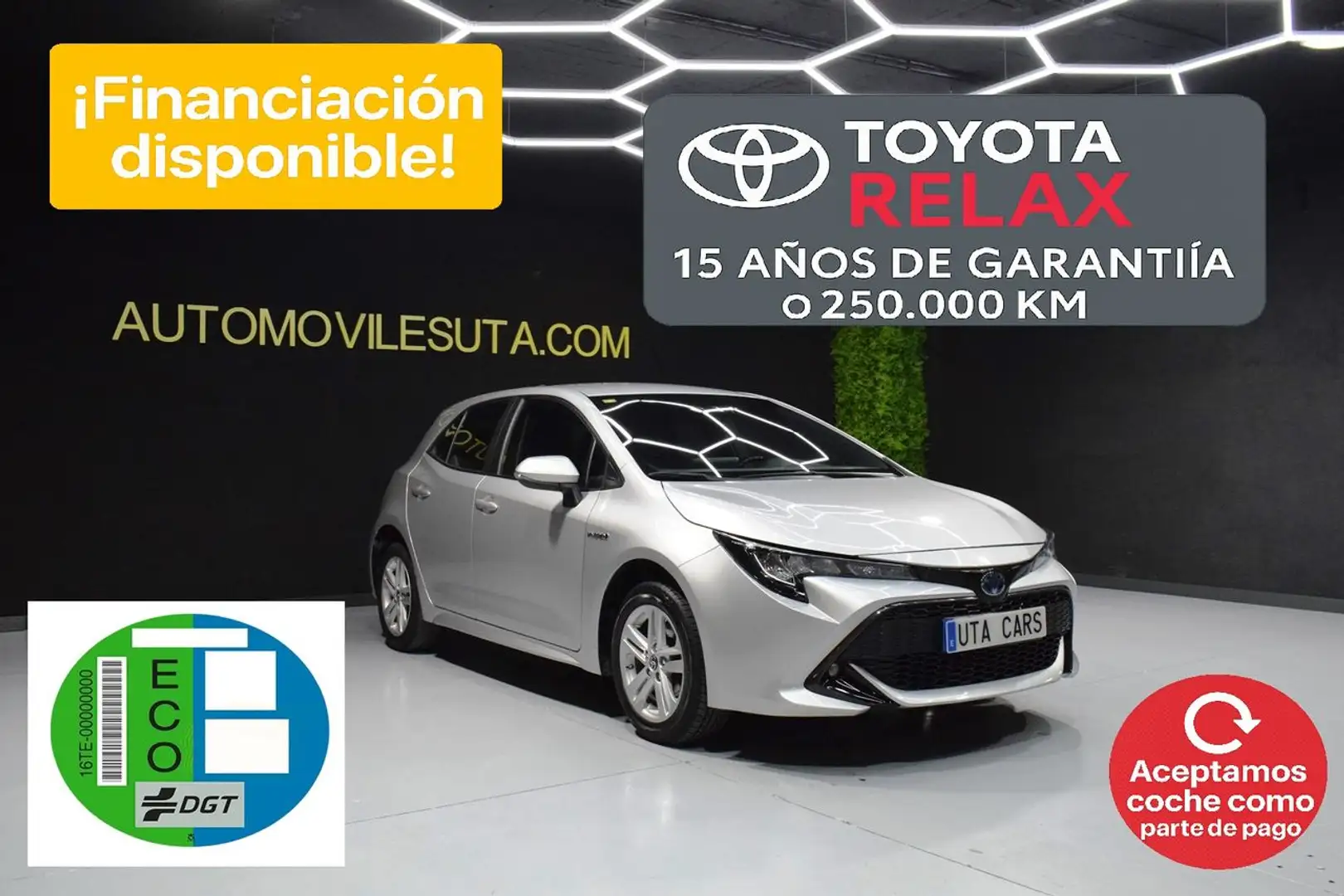 Toyota Corolla 1.8 HSD Alisio Gris - 1