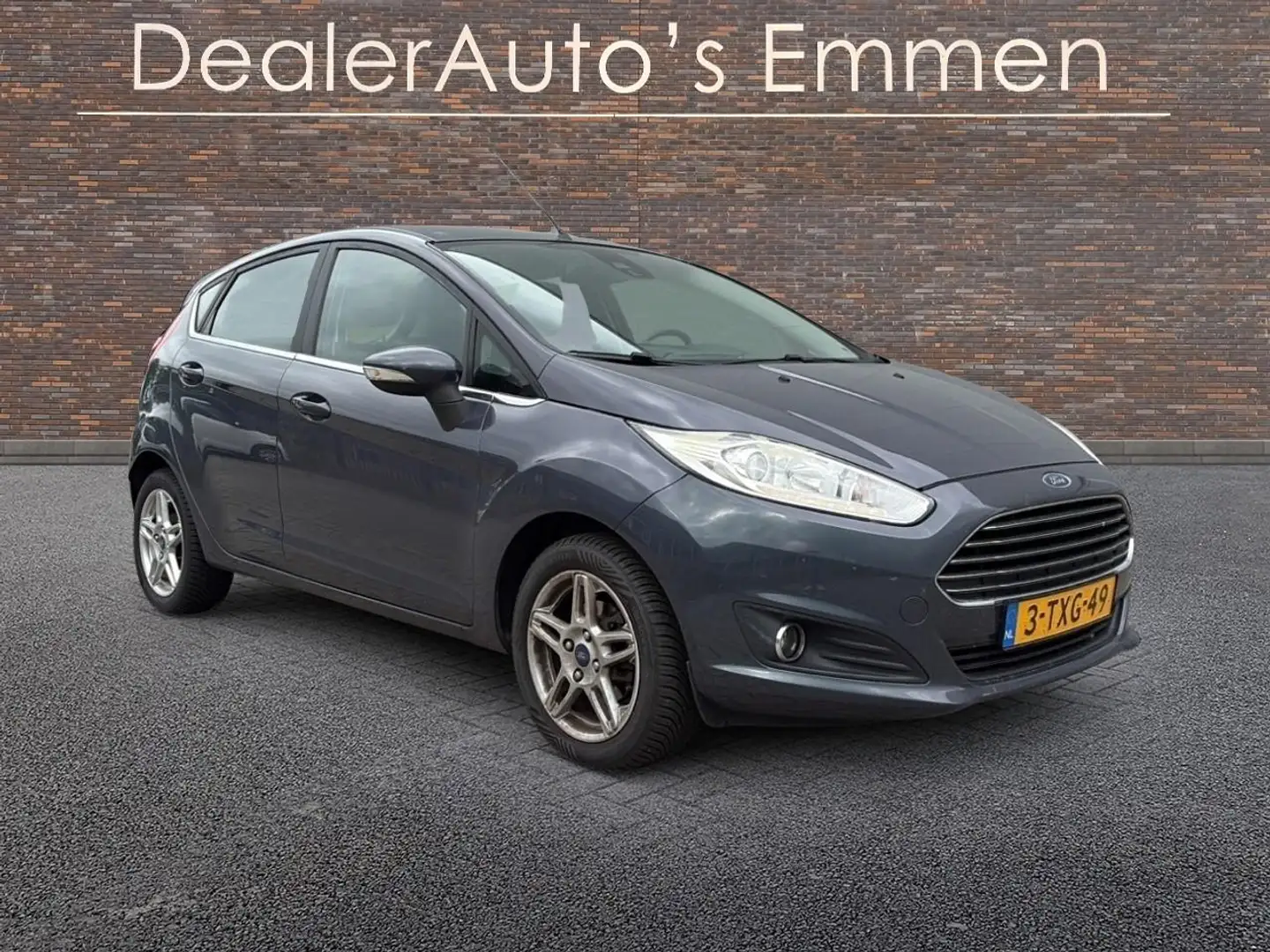 Ford Fiesta 1.0 100PK ECC LMV NAVIGATIE CRUISE Gris - 1