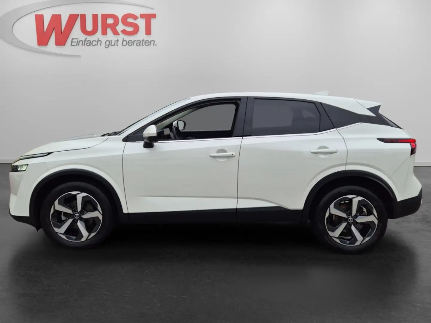 Nissan Qashqai N-Connecta 1.3 DIG-T Automatik Anhängekupplung Weiß - 2