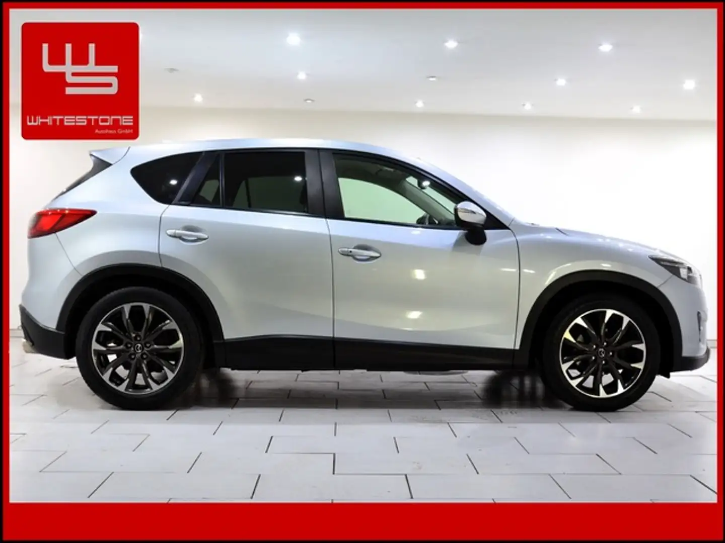 Mazda CX-5 Sports-Line AWD Aut Leder Standhzg Navi AHK Stříbrná - 2