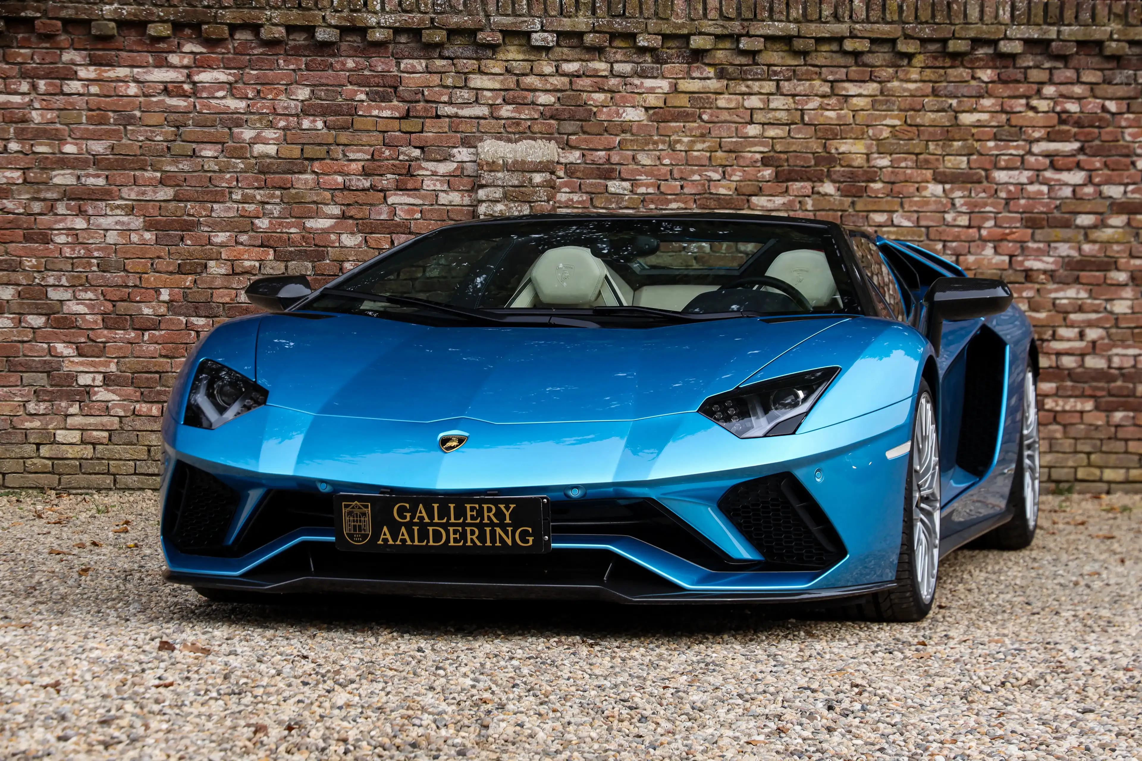 Lamborghini Aventador S Roadster "Blu Aegir over Bianco Polar" "Blu Aegi — photo 9