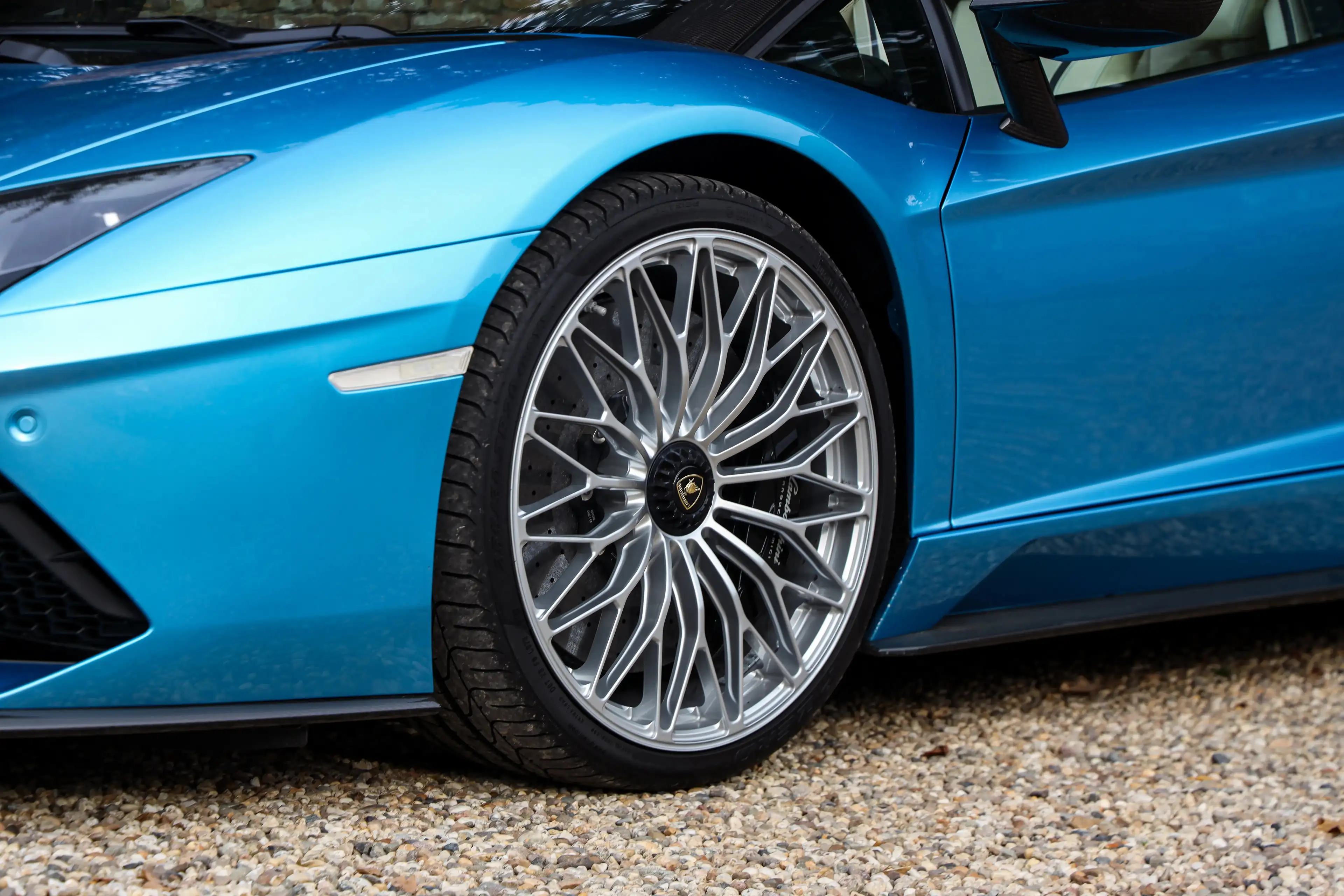 Lamborghini Aventador S Roadster "Blu Aegir over Bianco Polar" "Blu Aegi — photo 15
