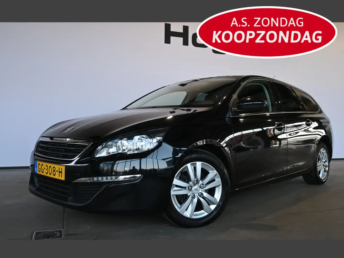Peugeot 308 SW 1.6 BlueHDI Blue Lease Pack Clima Navigatie Cru Schwarz - 1