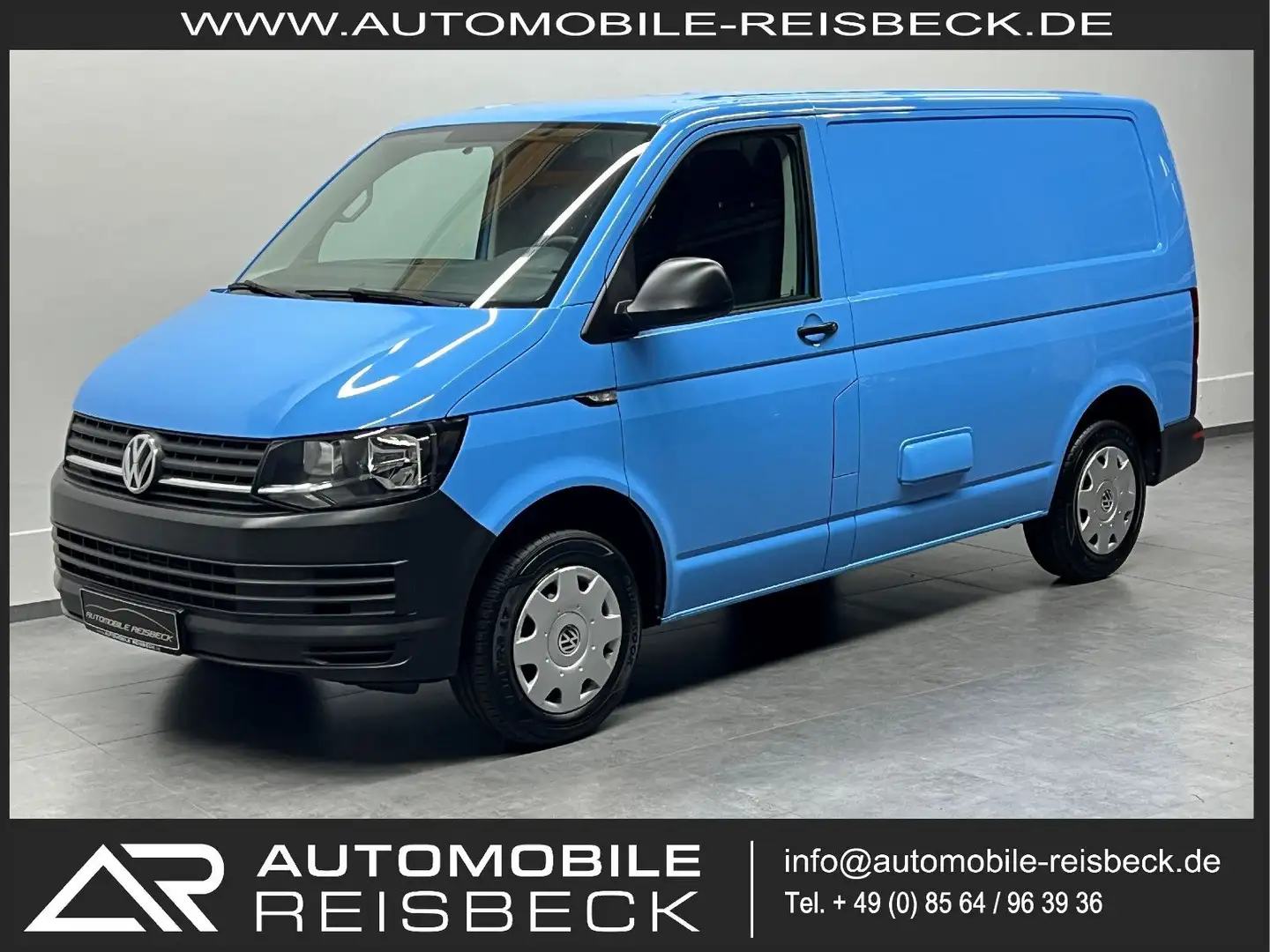 Volkswagen T6 Transporter T6 Kasten 2.0 TDI 150PS *Klima*AHK*3-Sitze* Blau - 1