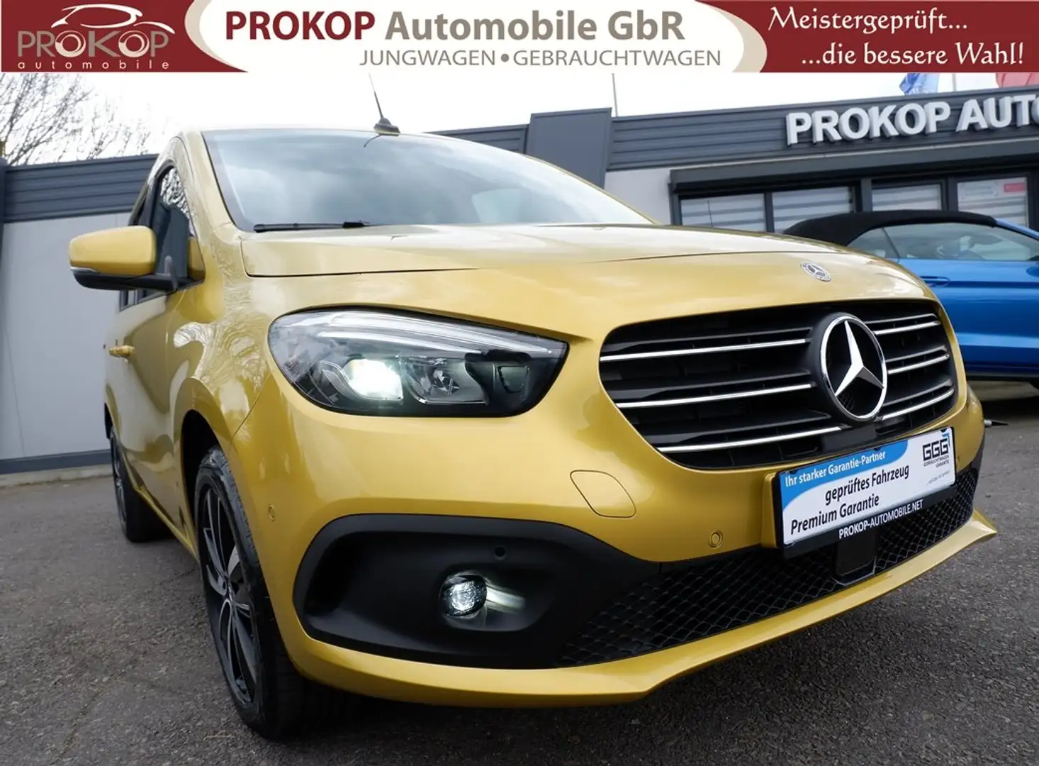 Mercedes-Benz T-Class 180 Progressive Edition Kam LED Kessy AHK BLIS 17" Galben - 2