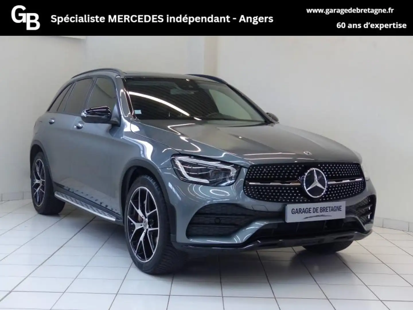 Mercedes-Benz GLC 220 220 d 194ch AMG Line 4Matic 9G-Tronic Grau - 1