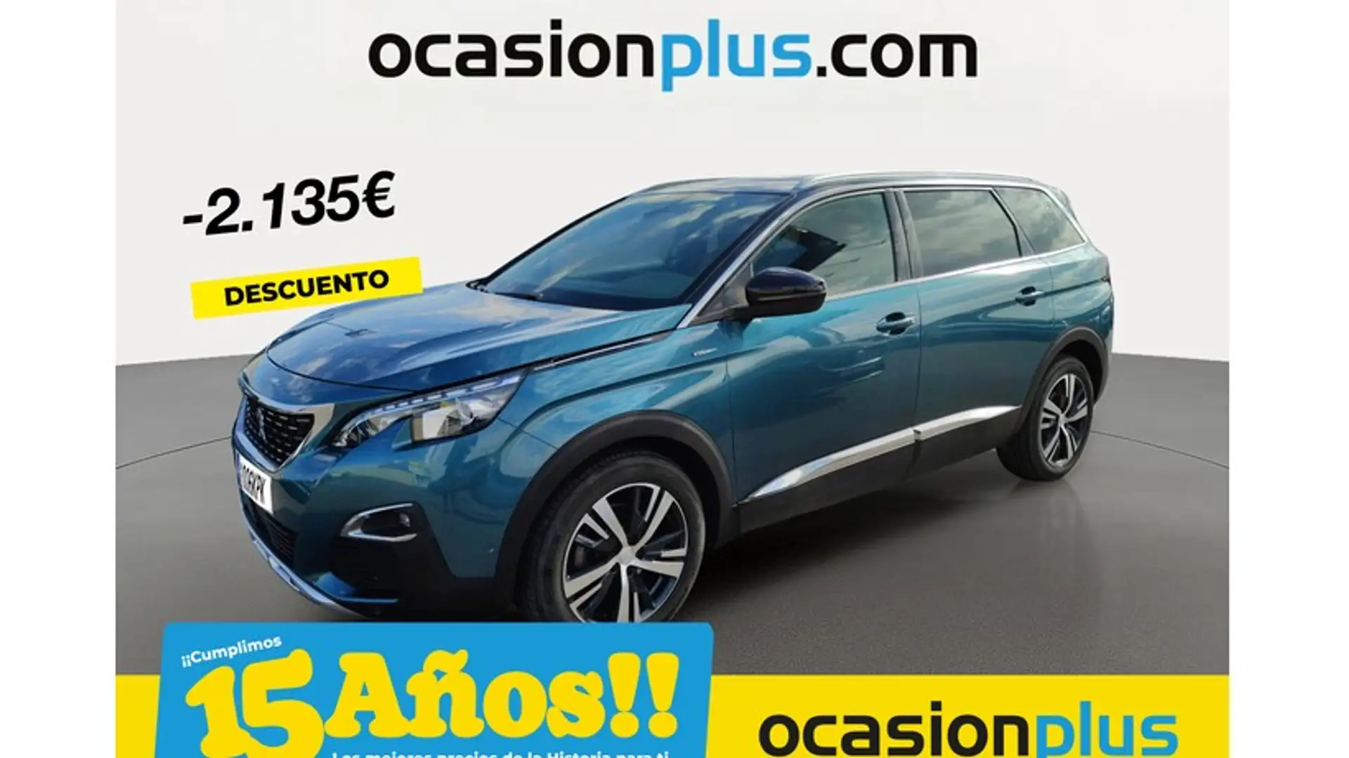 Peugeot 5008 1.6 BlueHDi Style 7 pl. 120 Verde - 1