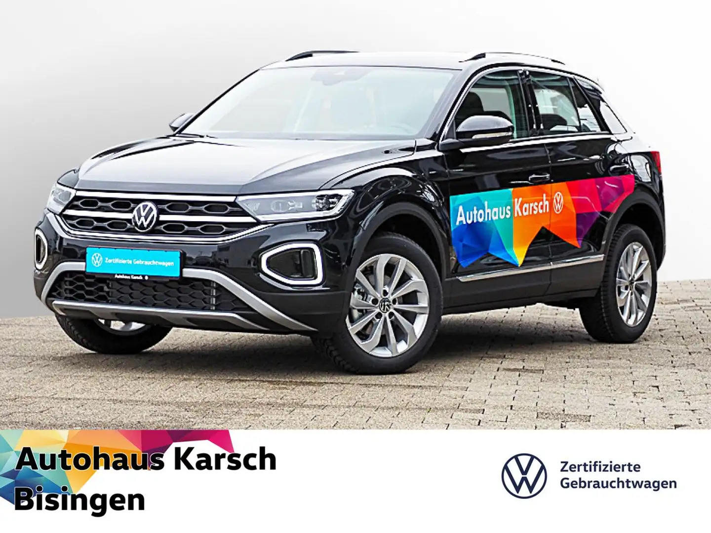 Volkswagen T-Roc Style 1.0 TSI LED, CLIMA, KAMERA Bluetooth Schwarz - 1