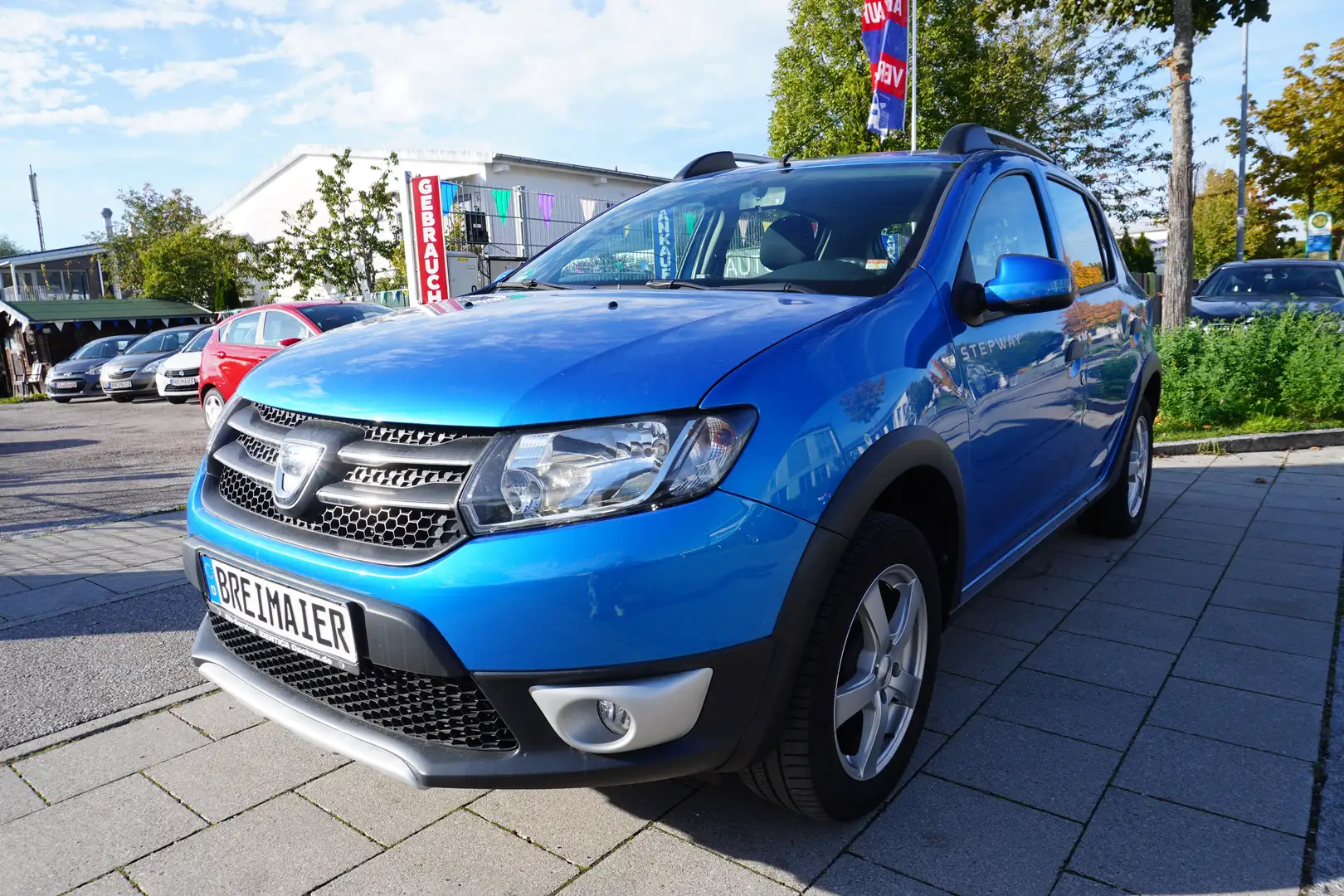 Dacia Sandero SANDERO STEPWAY*1.HAND*TÜV+SERVICE NEU*KLIMA*NV Bleu - 1