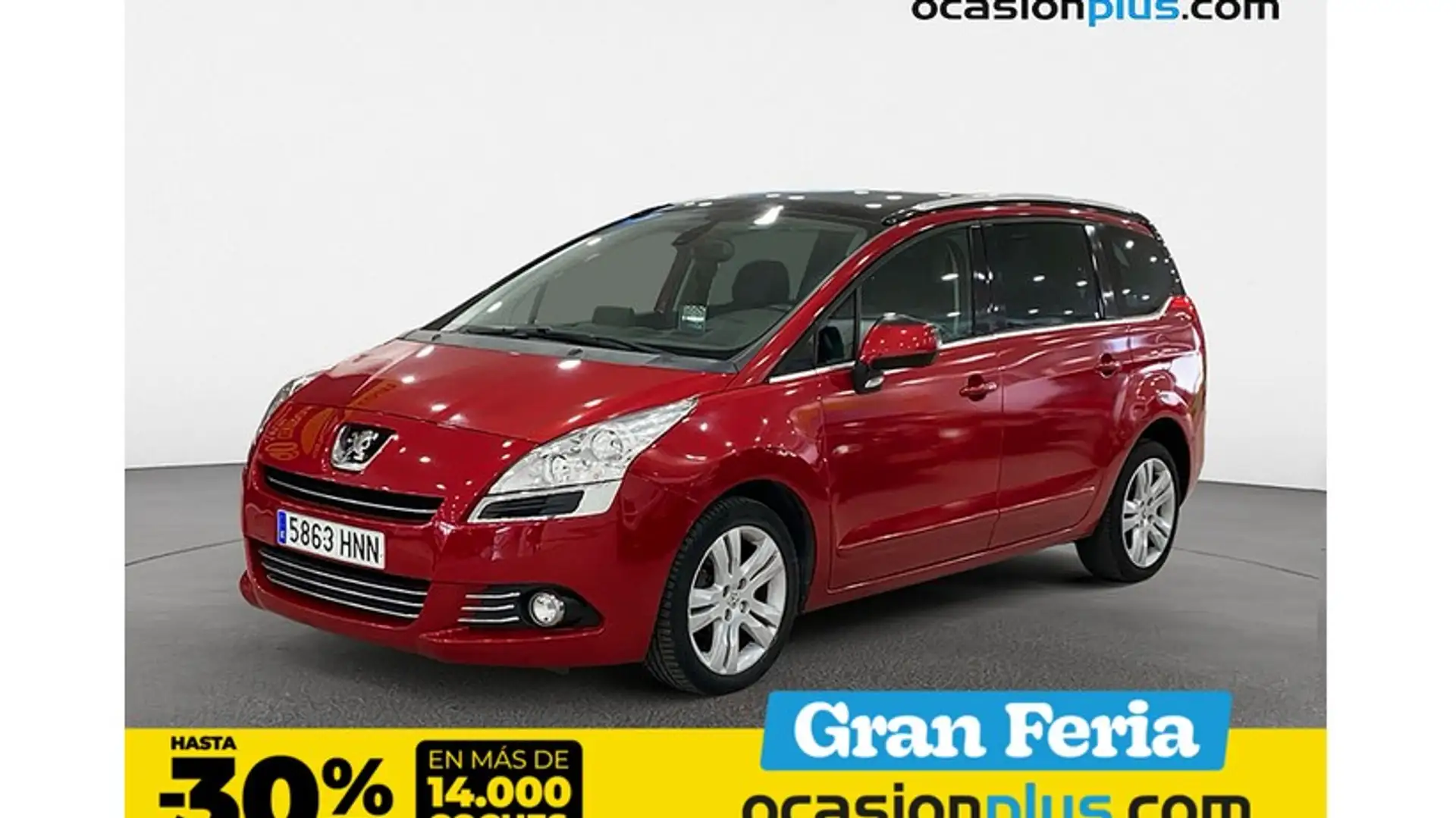 Peugeot 5008 1.6HDI FAP Allure 115 Rojo - 1