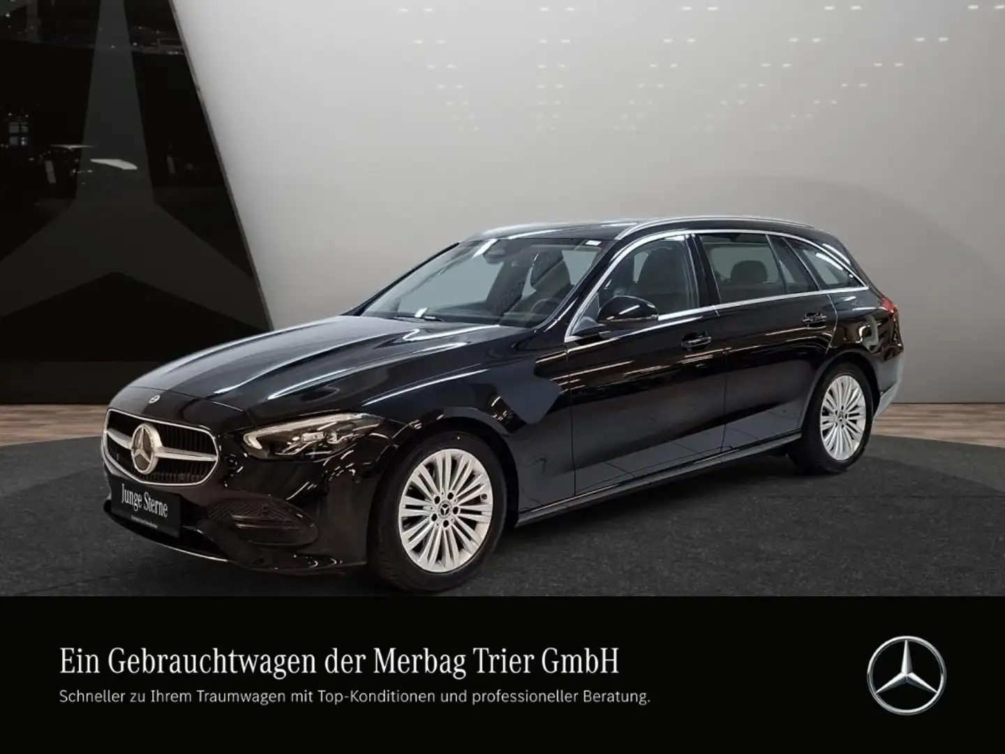 Mercedes-Benz C 220 d 4MATIC T-Modell AHK AUT Kam. KeyLess LED Schwarz - 1