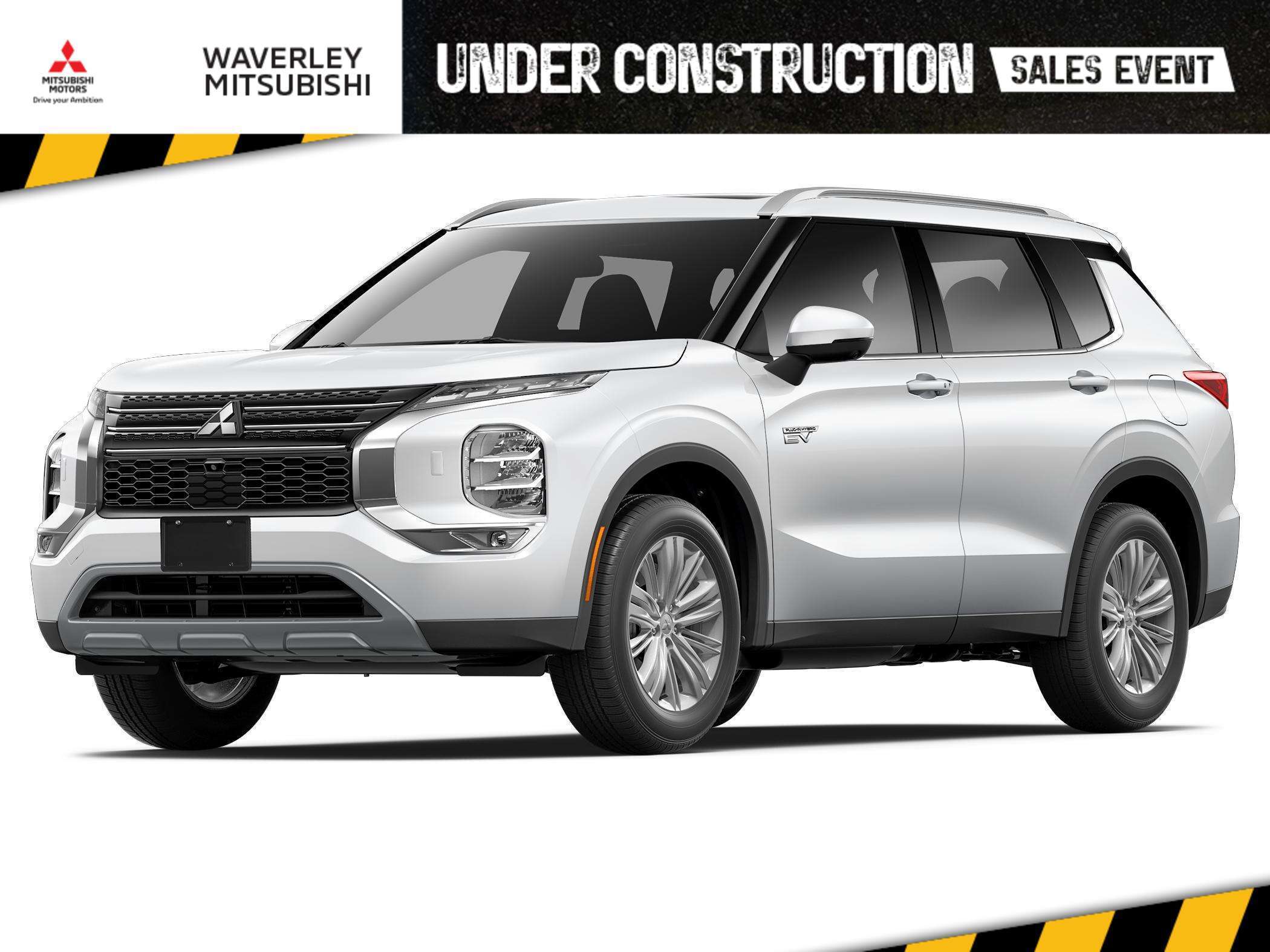 White 2026 Mitsubishi Outlander Hybrid Plug-in SUV / Crossover  1-Speed Automatic