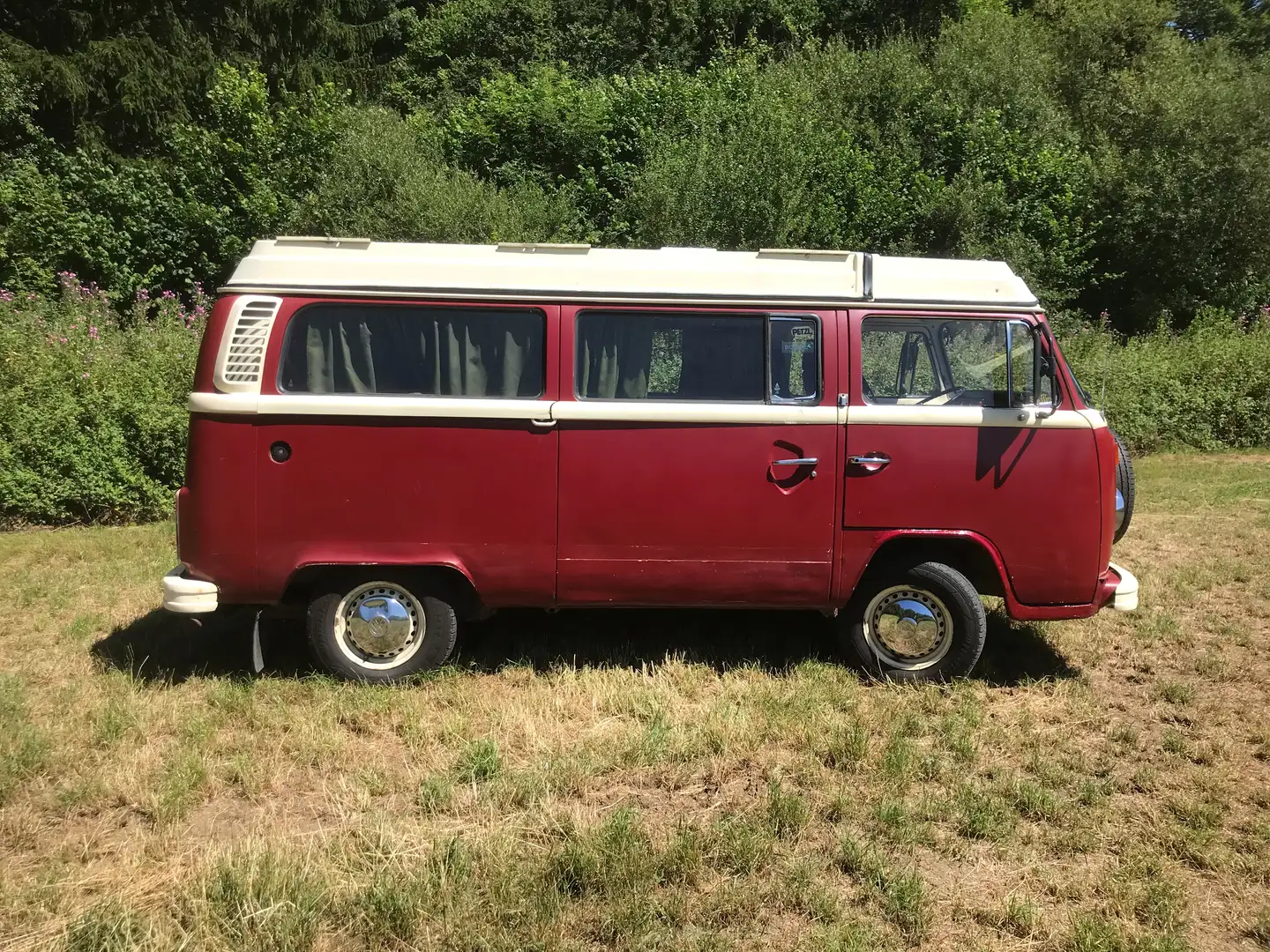 Volkswagen T2 T2 Westfalia Berlin Pop-Top 1976 Bulli CamperVan Original motor 2 lit gran lote de repuestos Burdeos - 2