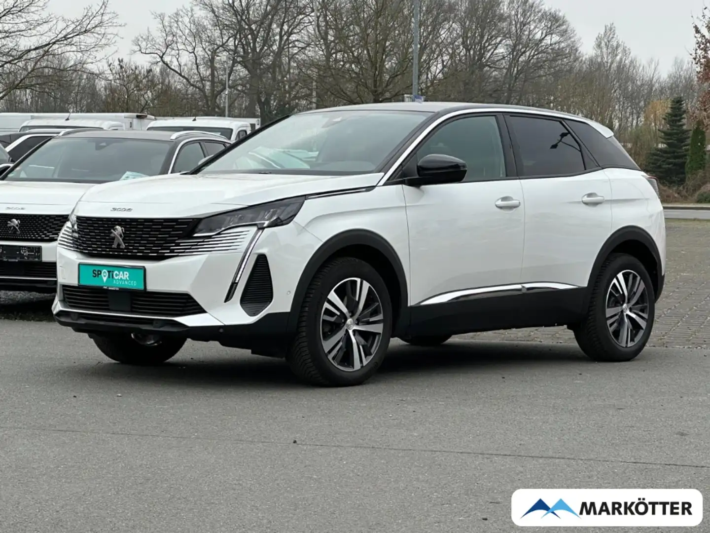 Peugeot 3008 Allure Pack 1.2 PureTech  BLIS/CAM/SHZ/NAVI Weiß - 1