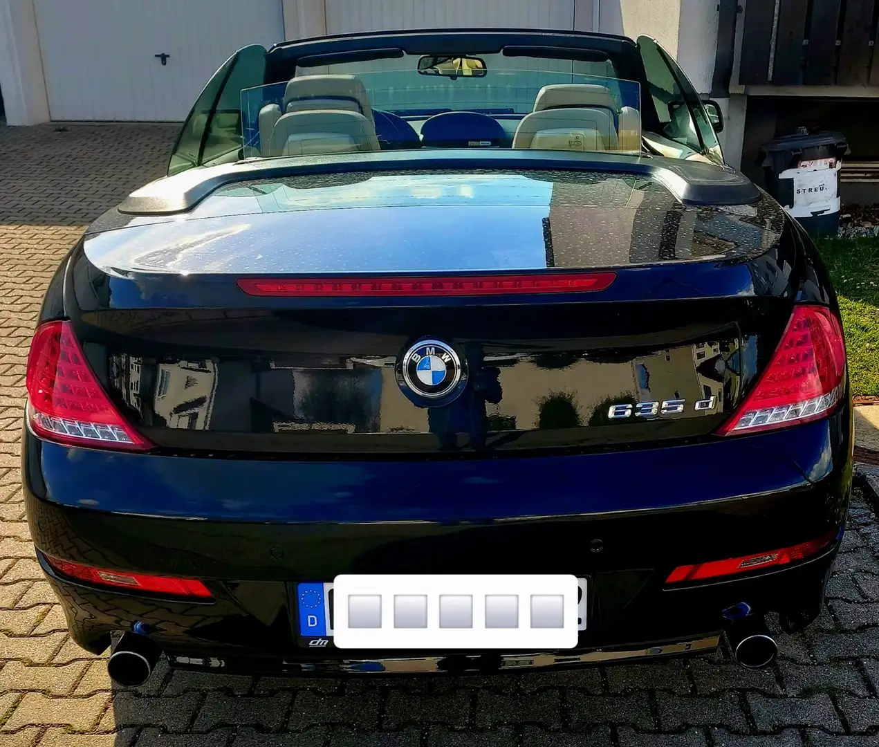 BMW 635 635 d  CABRIO NAV 19  FACELIFT PDC LEDER  SHZ Zwart - 2