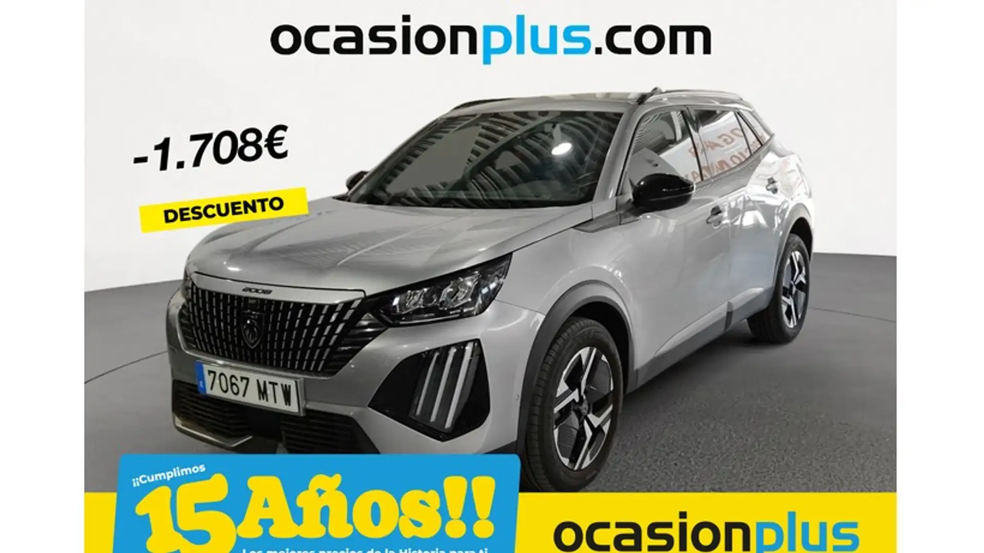 Peugeot 2008 1.2 PureTech S&S Allure 100 Gris - 1