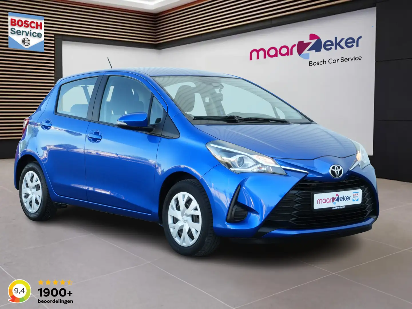 Toyota Yaris 1.0 VVT-i Active ✅Navi✅Camera✅Lane Assist✅Cruise✅C Blauw - 1