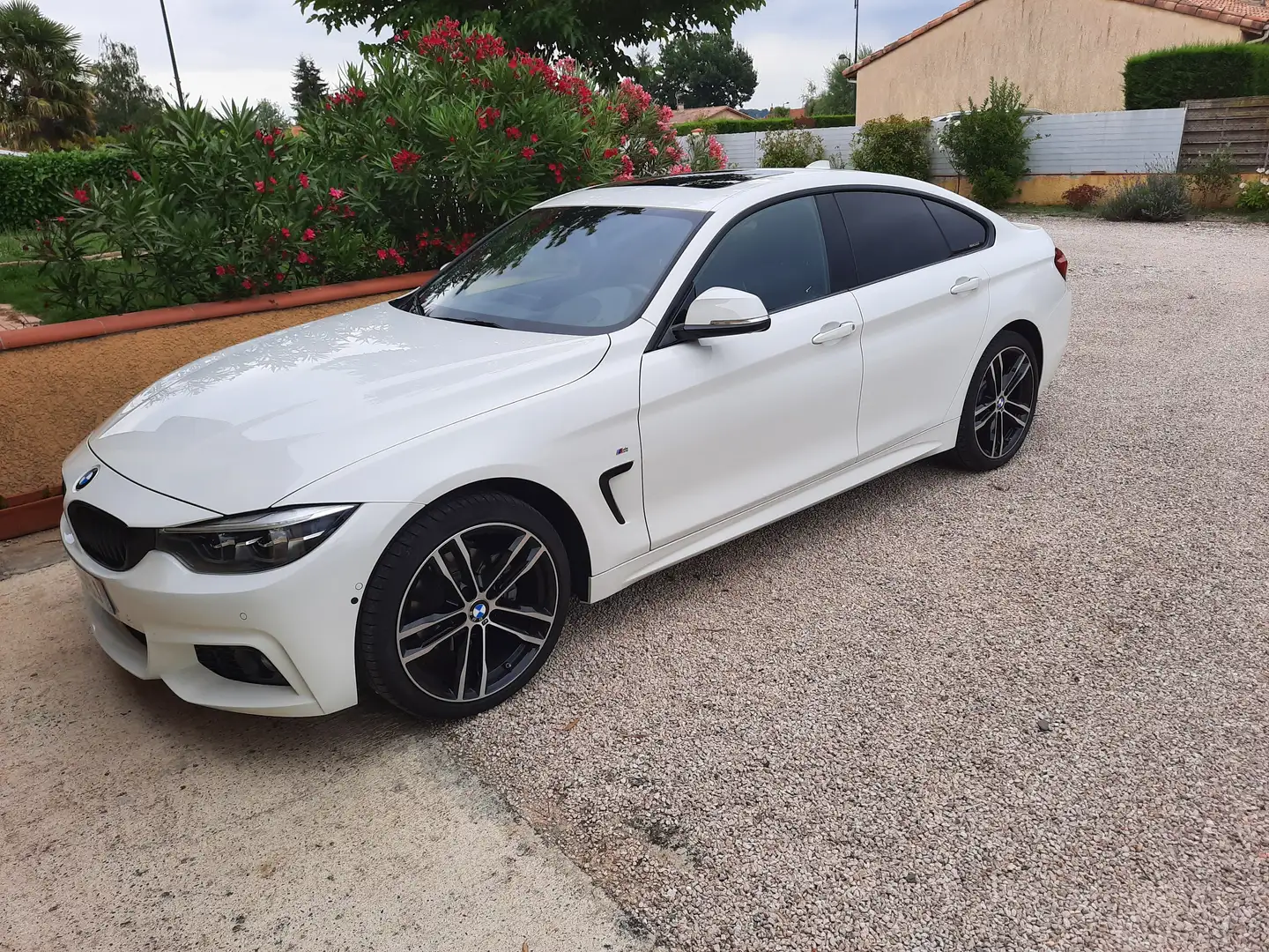 BMW 420 Gran Coupe 420d 190 ch M Sport A Blanc - 1