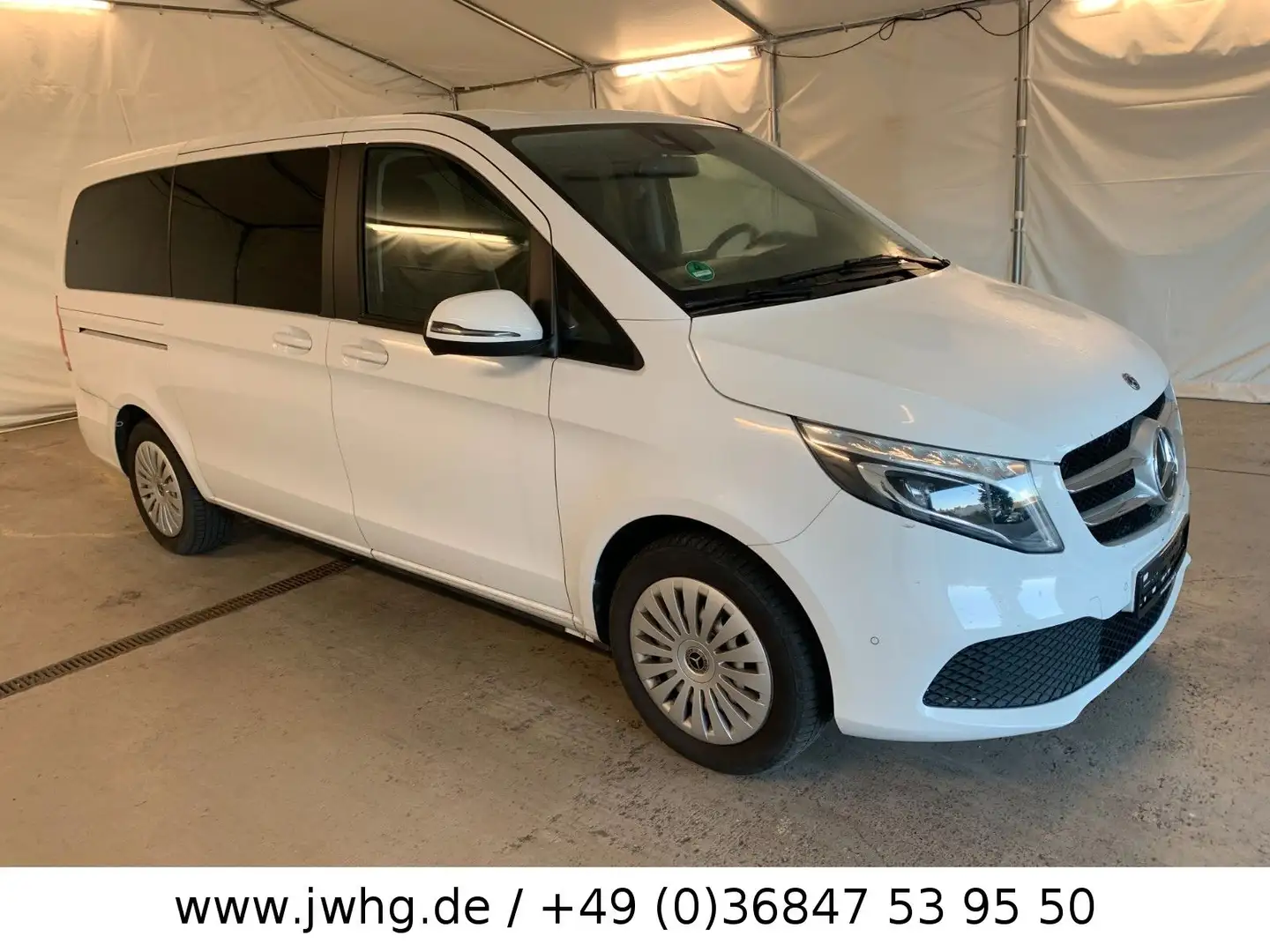 Mercedes-Benz V 220 V220 Lang 4M Facelift ILS Navi Distron Kam StdHz Blanc - 2
