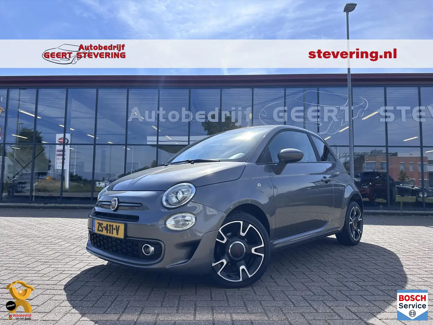 Fiat 500 1.2 Sport uitvoering / Clima / Cruise / Digitaal d Gris - 1
