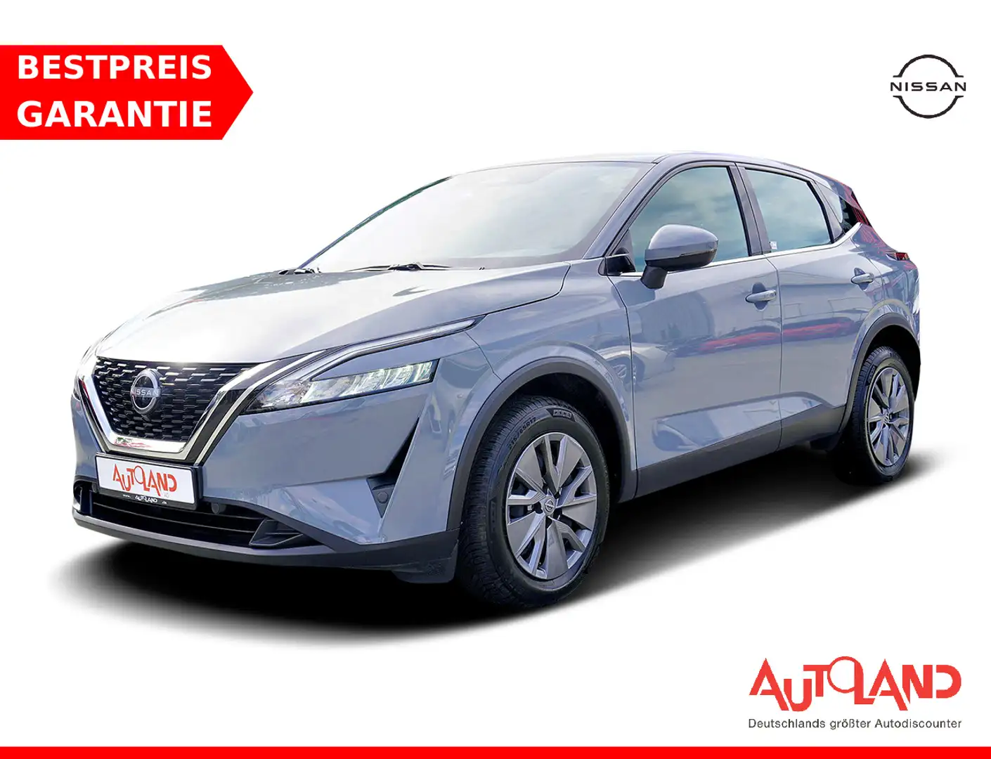 Nissan Qashqai 1.3 M-Hybrid Visia LED ACC Totwinkel DAB Gris - 1