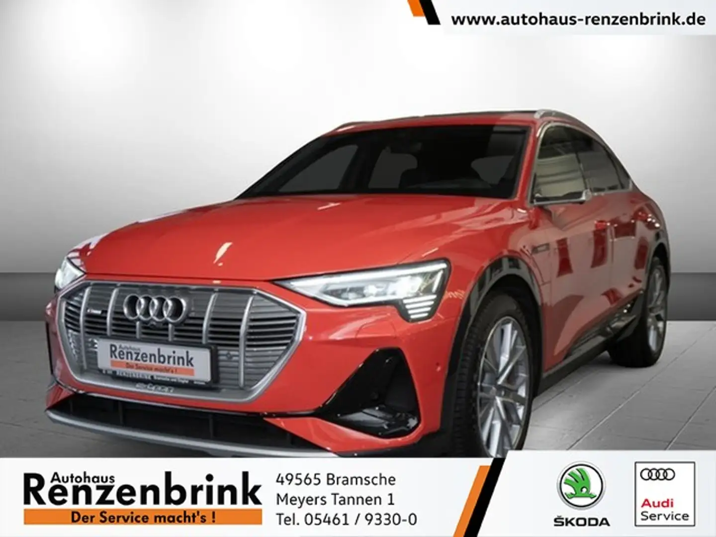 Audi e-tron Sportback 50 quattro 360°+PANO+MATRIX+LUFTFEDERUNG Rot - 1